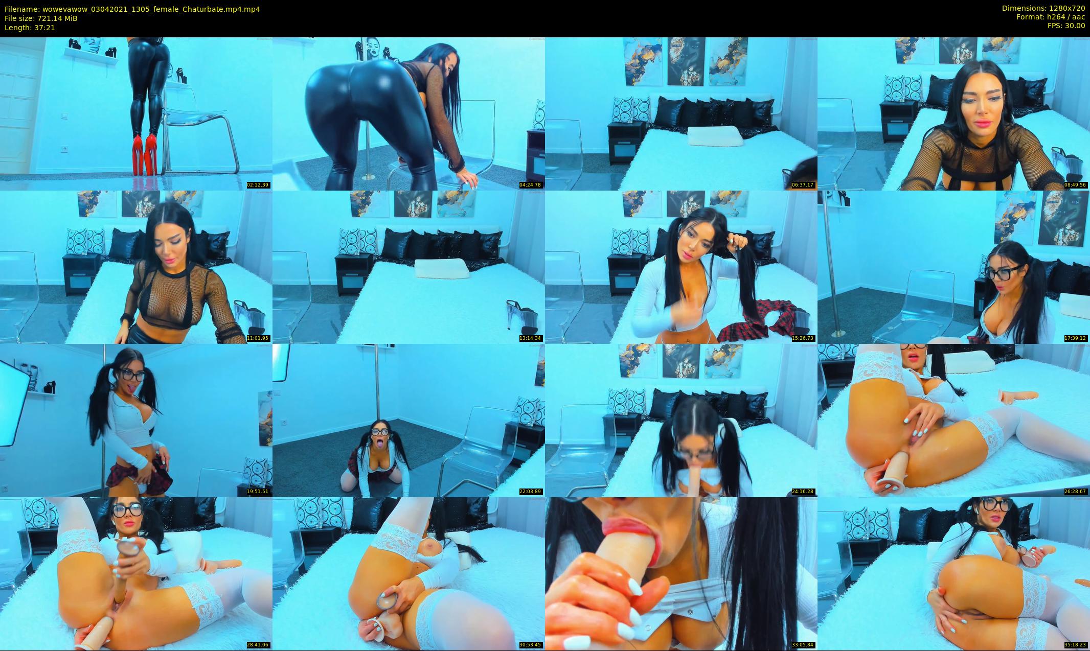 wowevawow — 38 minute Chaturbate female cam show recording, 720p, Apr 3, 2021