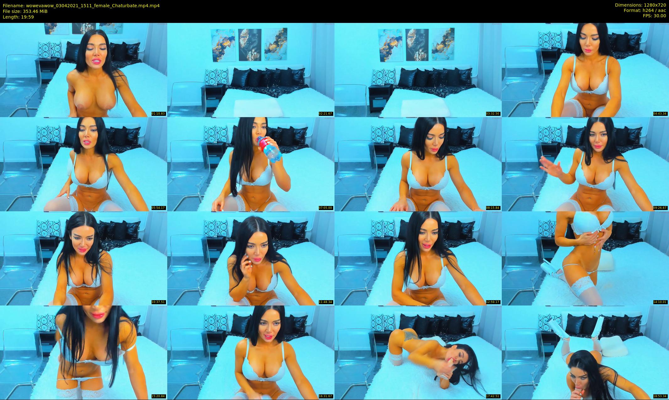 wowevawow — 20 minute Chaturbate female cam show recording, 720p, Apr 3, 2021
