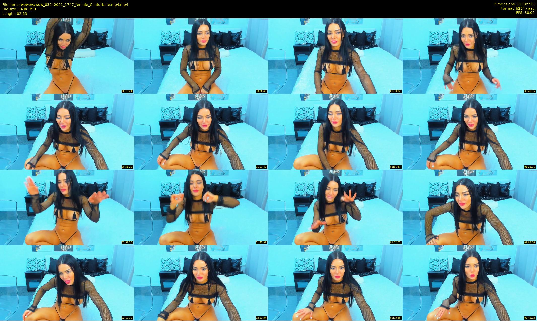 wowevawow — 3 minute Chaturbate female cam show recording, 720p, Apr 3, 2021