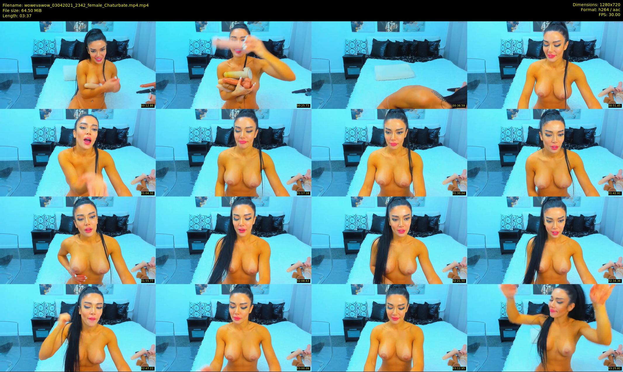 wowevawow — 4 minute Chaturbate female cam show recording, 720p, Apr 3, 2021