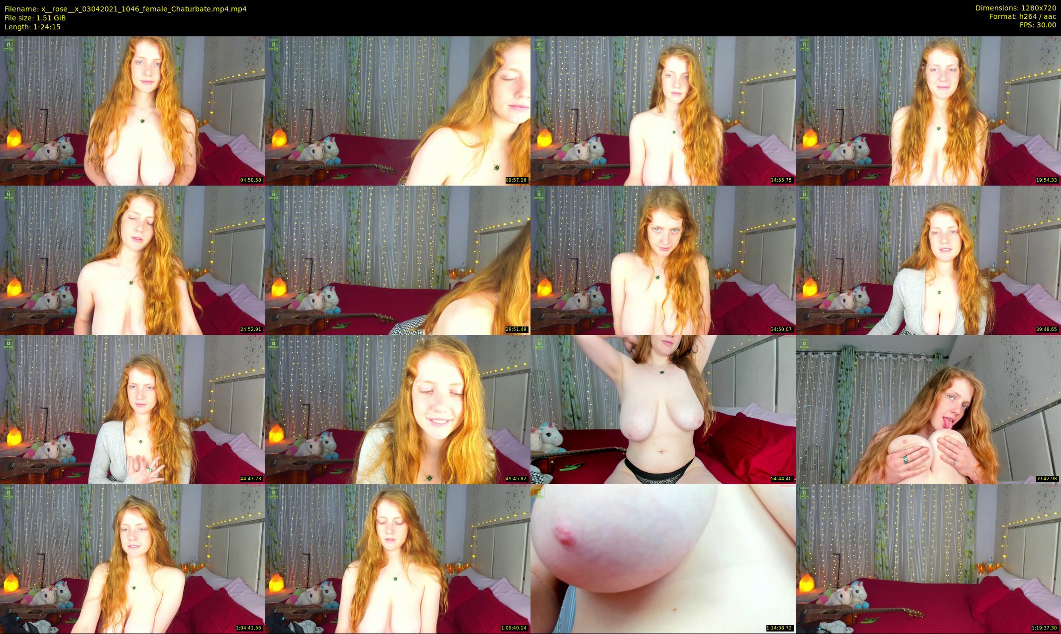 x__rose__x — 85 minute Chaturbate female cam show recording, 720p, Apr 3, 2021