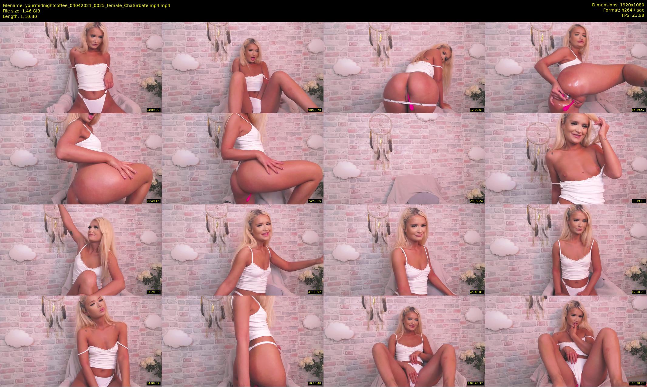 yourmidnightcoffee — 71 minute Chaturbate female cam show recording, 1080p, Apr 4, 2021