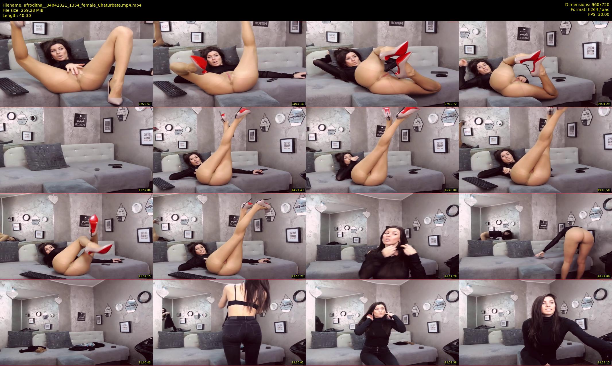afroditha_ — 41 minute Chaturbate female cam show recording, 720p, Apr 4, 2021