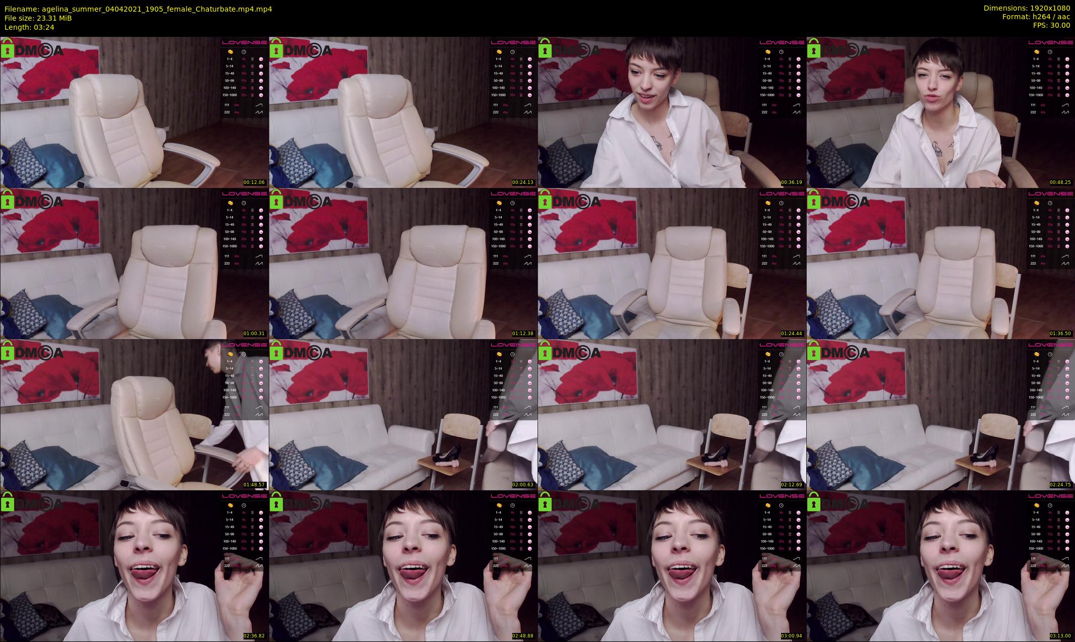 agelina_summer — 4 minute Chaturbate female cam show recording, 1080p, Apr 4, 2021