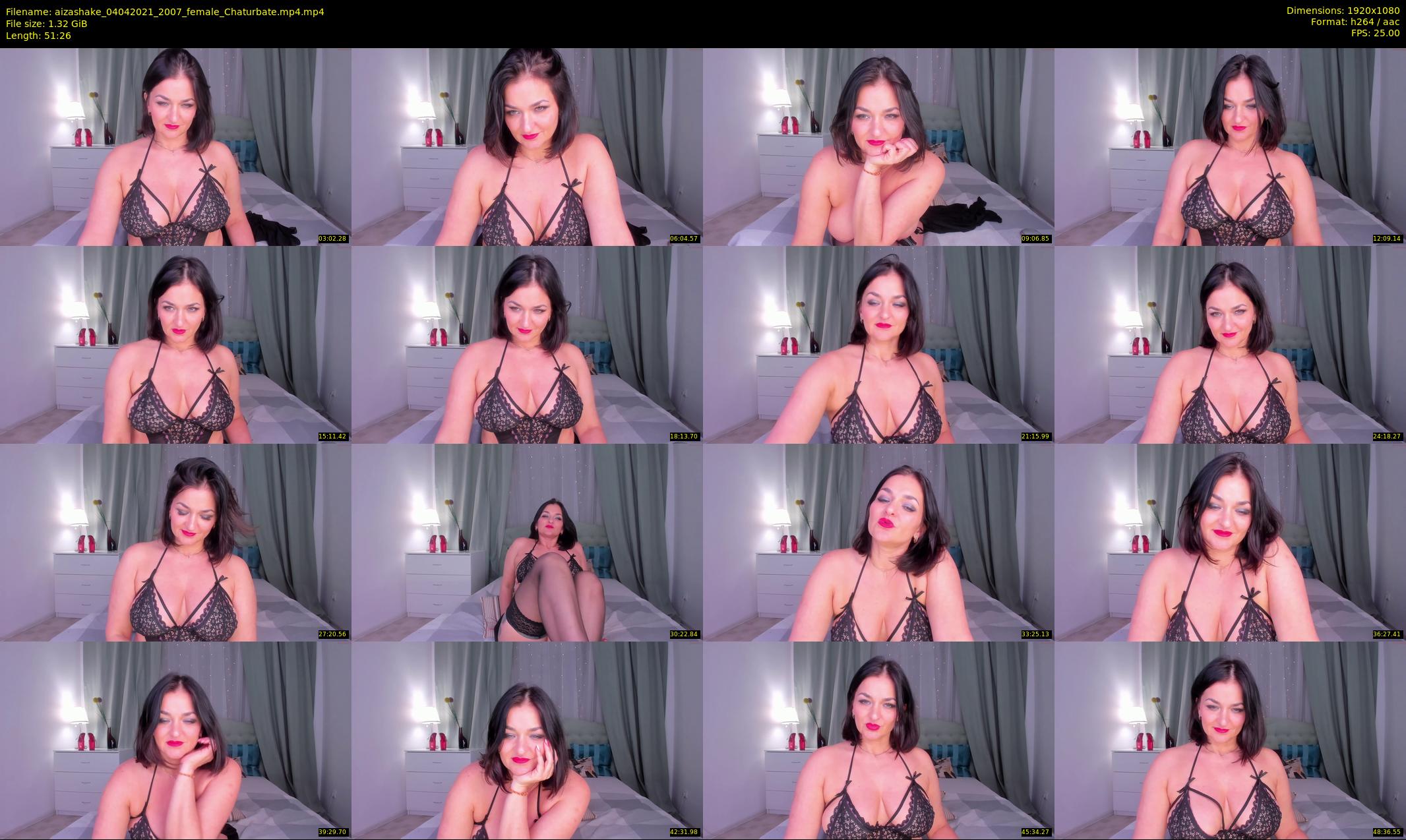 aizashake — 52 minute Chaturbate female cam show recording, 1080p, Apr 4, 2021
