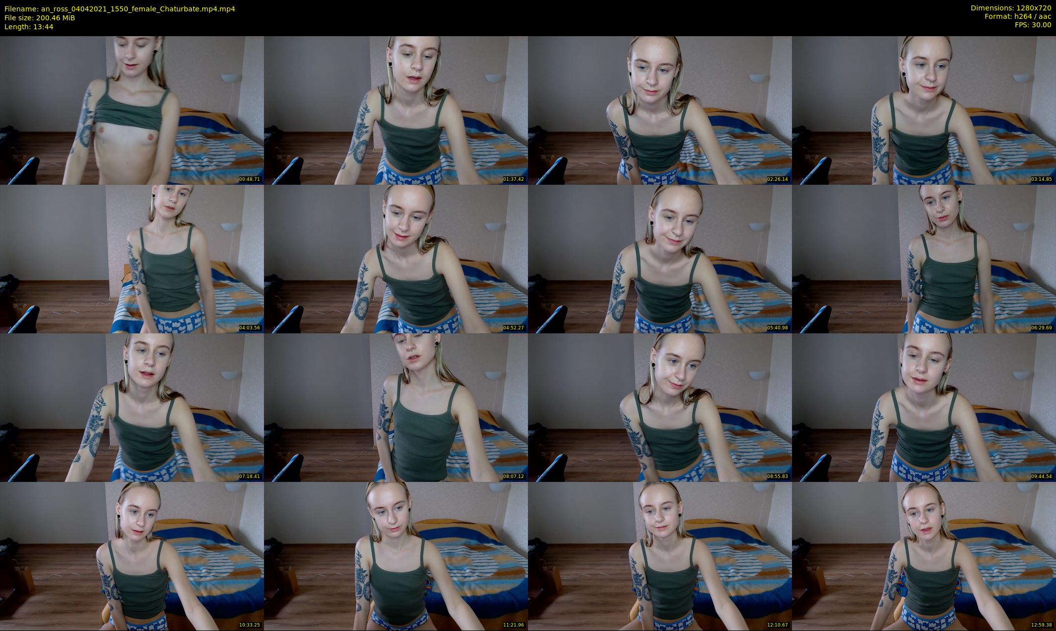 an_ross — 14 minute Chaturbate female cam show recording, 720p, Apr 4, 2021