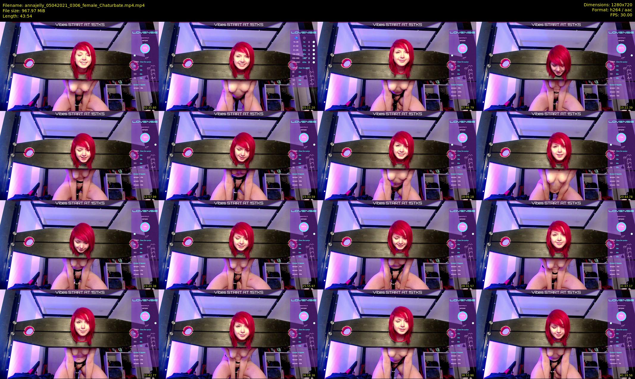 annajelly — 44 minute Chaturbate couple cam show recording, 720p, Apr 5, 2021