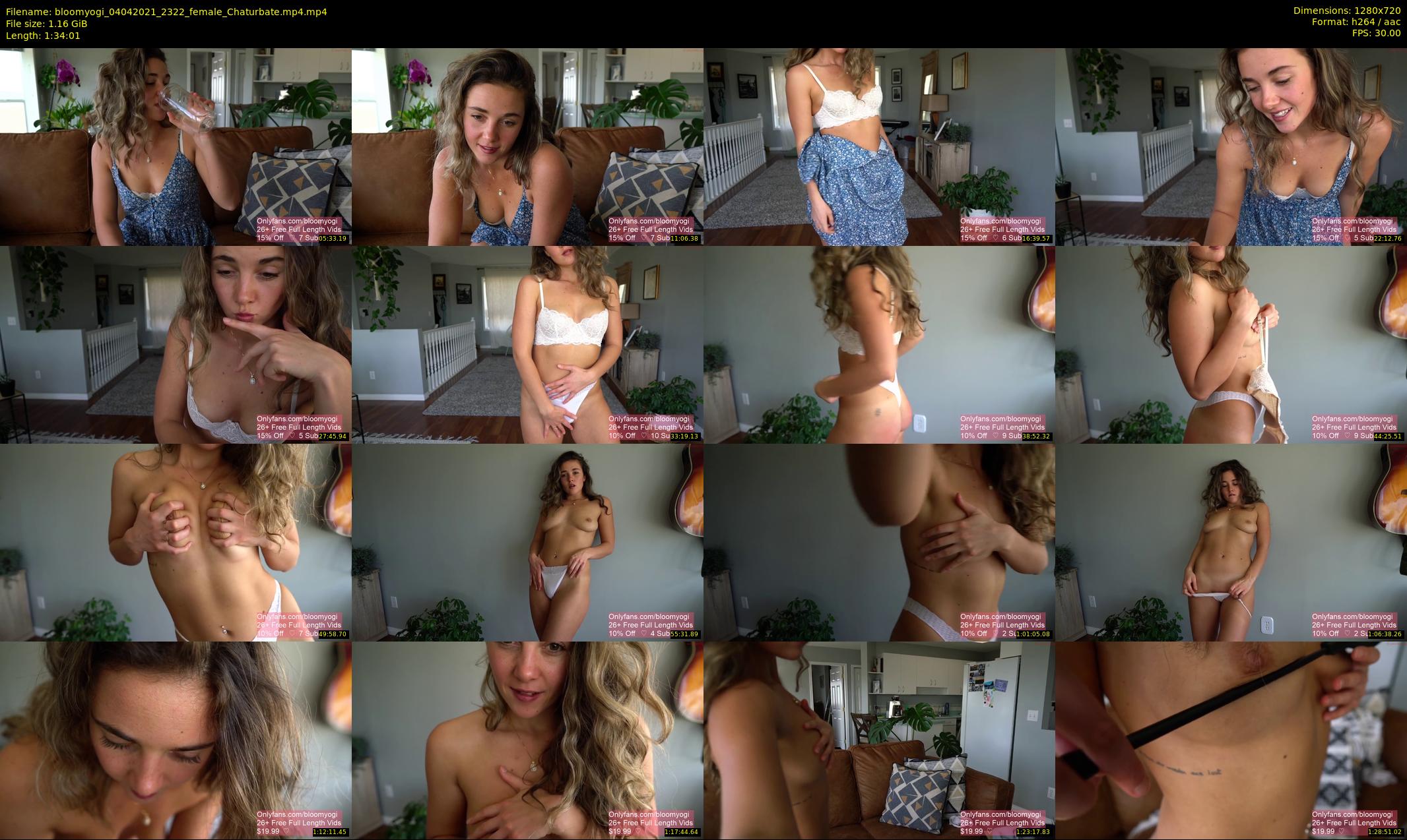 bloomyogi — 95 minute Chaturbate female cam show recording, 720p, Apr 4, 2021