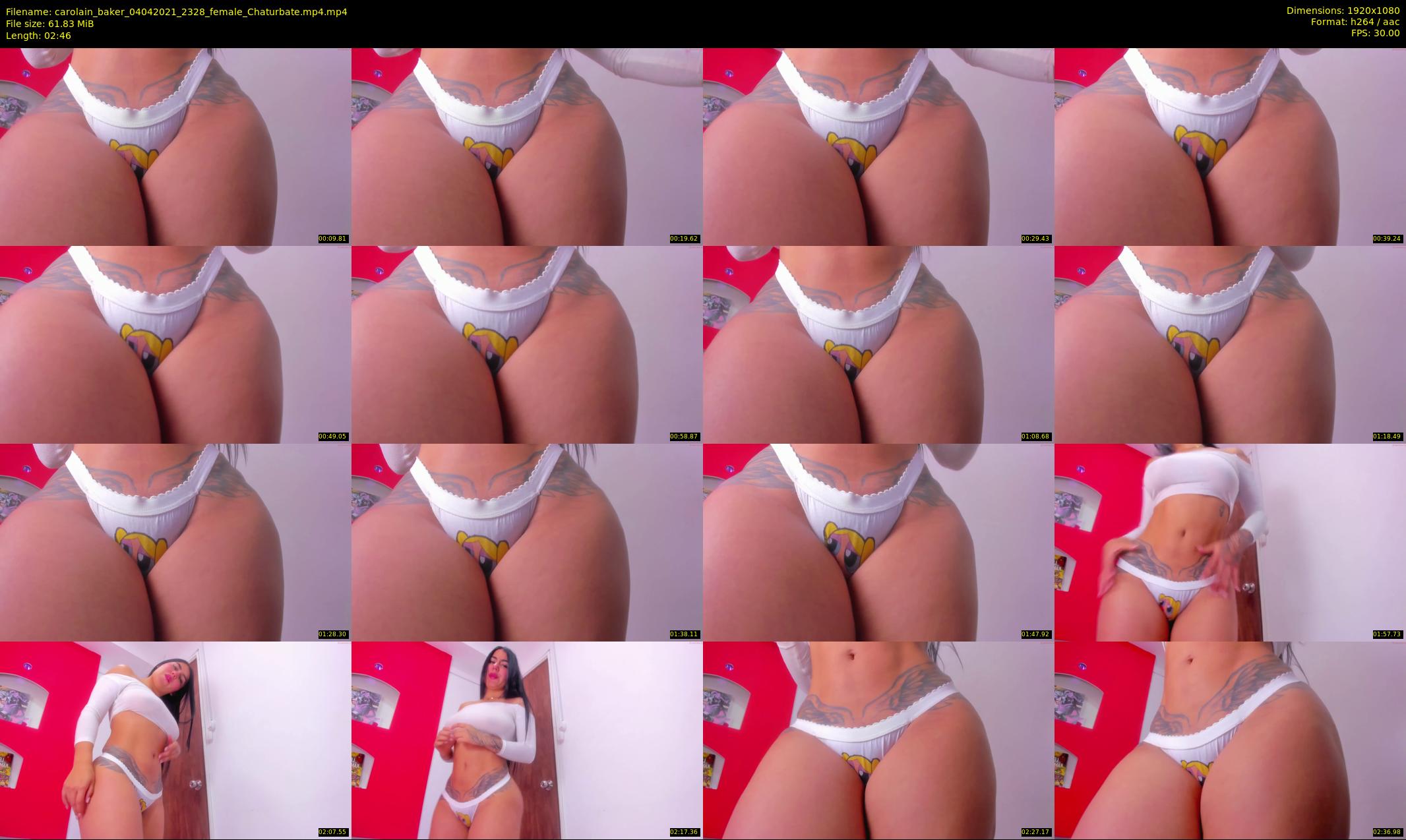 carolain_baker — 3 minute Chaturbate female cam show recording, 1080p, Apr 4, 2021