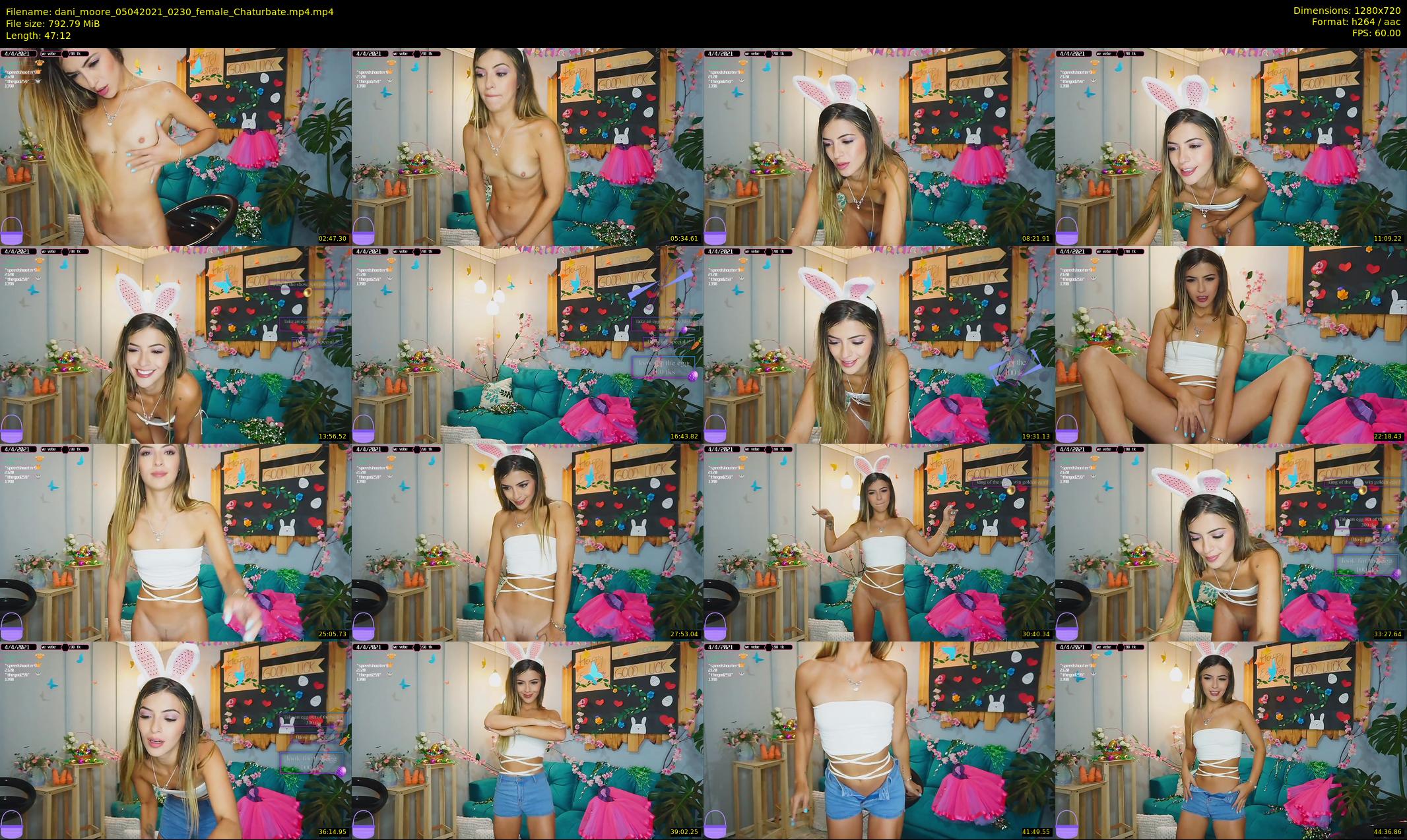 dani_moore — 48 minute Chaturbate female cam show recording, 720p, Apr 5, 2021