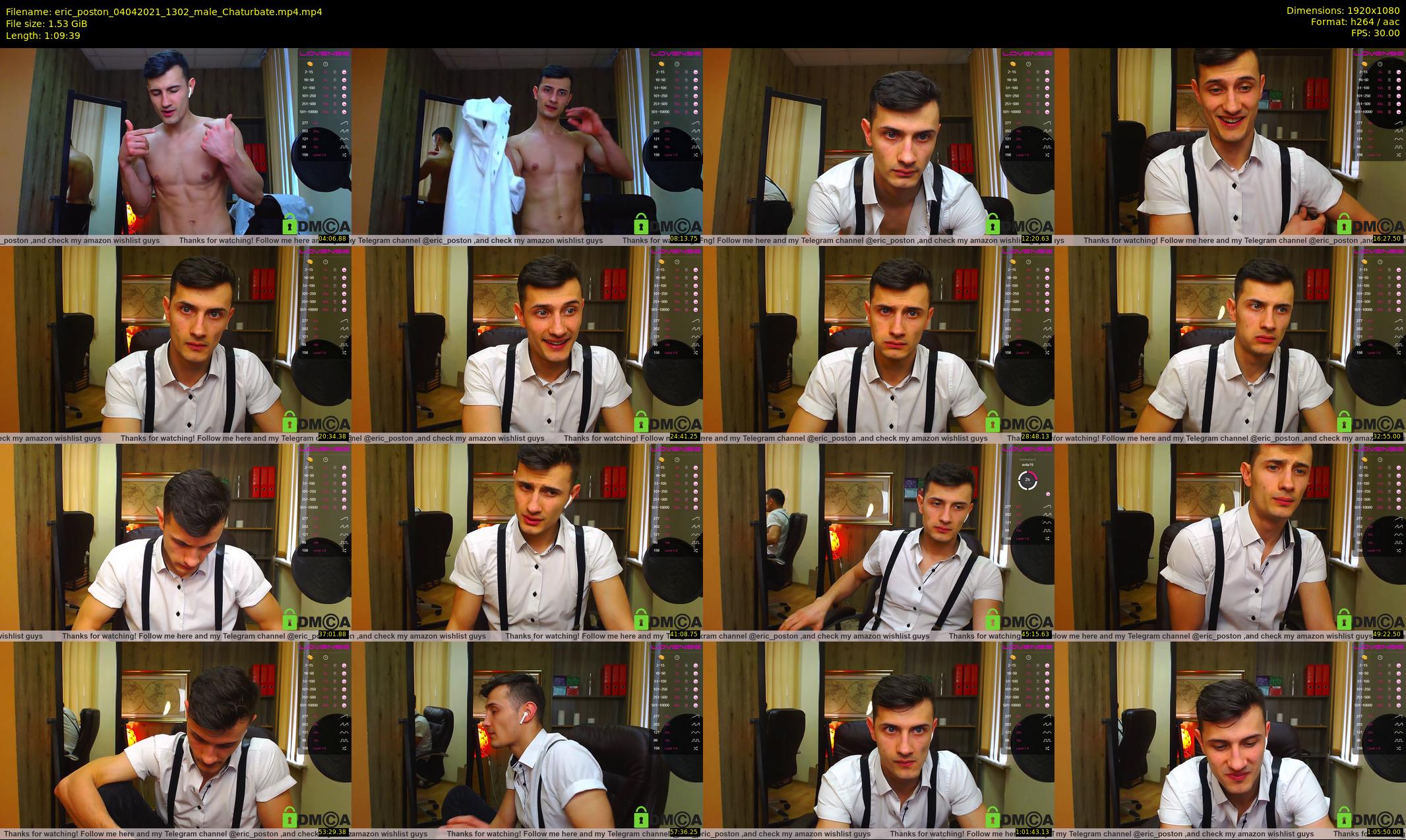 eric_poston — 70 minute Chaturbate male cam show recording, 1080p, Apr 4, 2021