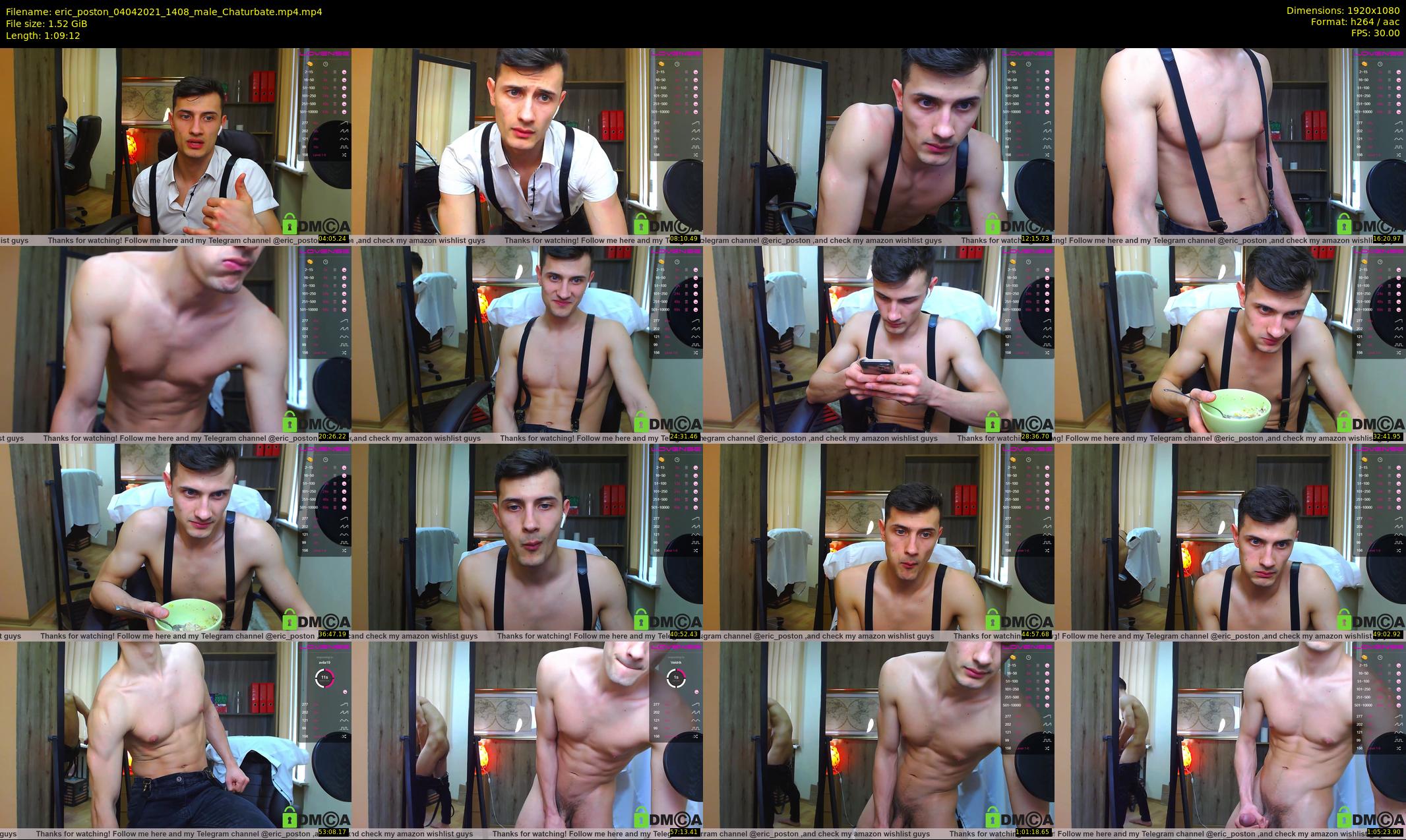eric_poston — 70 minute Chaturbate male cam show recording, 1080p, Apr 4, 2021