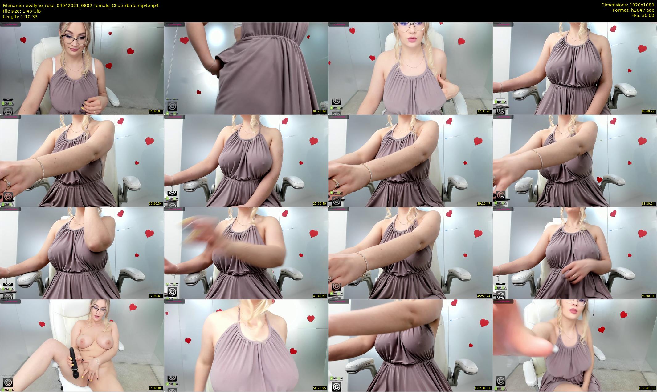 evelyne_rose — 71 minute Chaturbate female cam show recording, 1080p, Apr 4, 2021