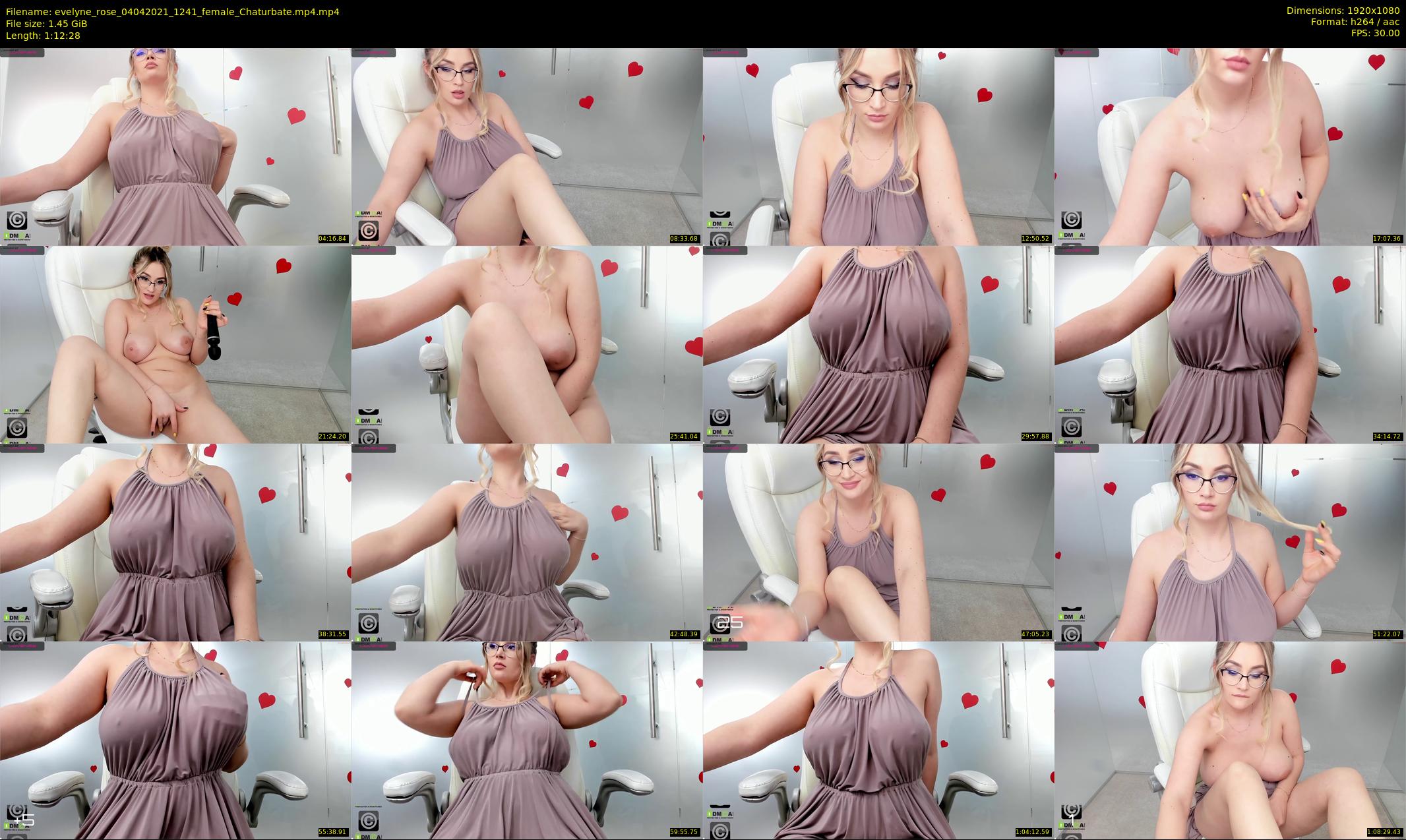 evelyne_rose — 73 minute Chaturbate female cam show recording, 1080p, Apr 4, 2021