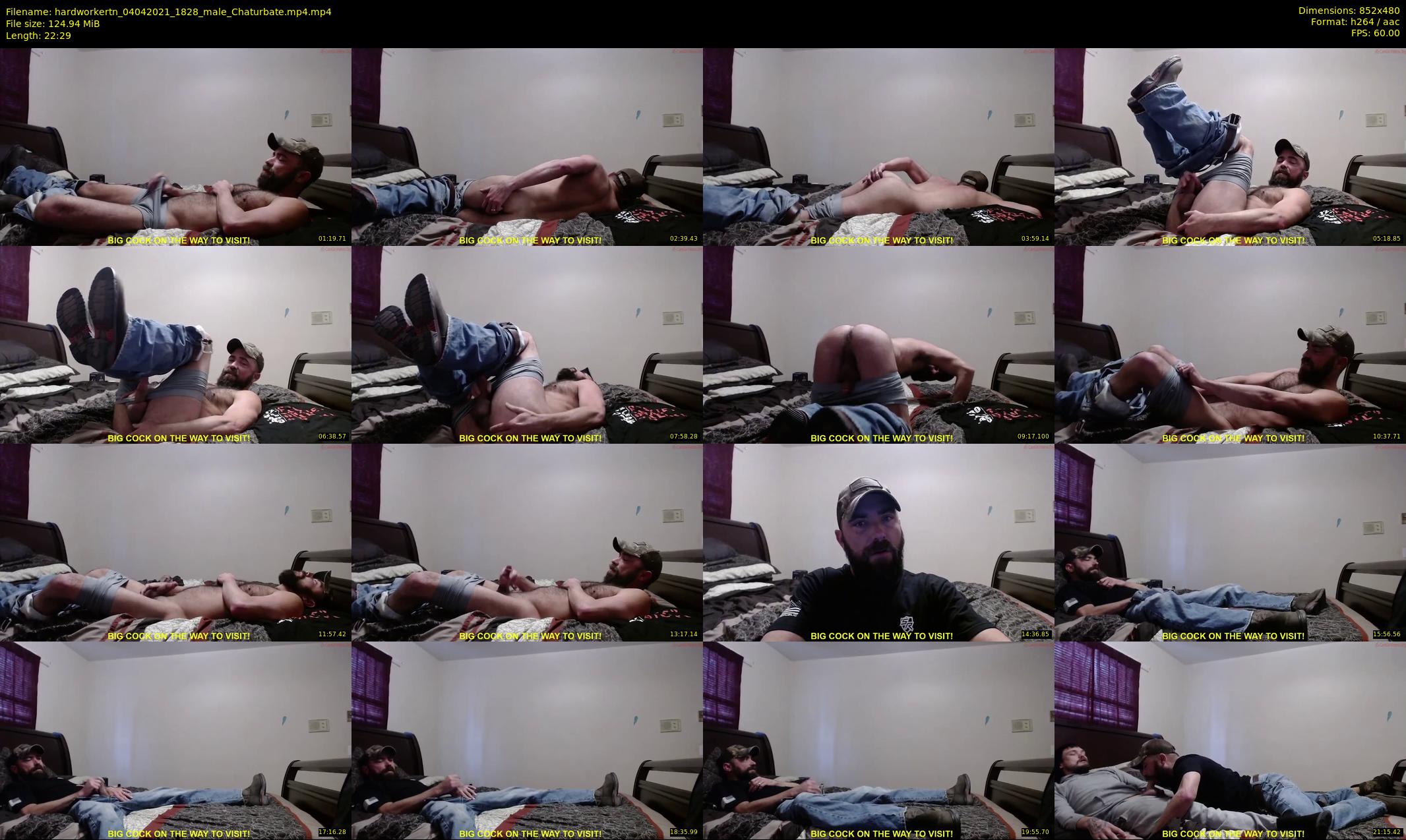hardworkertn — 23 minute Chaturbate male cam show recording, 480p, Apr 4, 2021