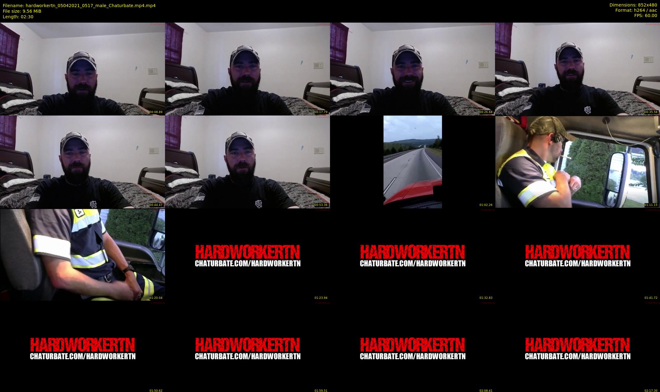 hardworkertn — 3 minute Chaturbate male cam show recording, 480p, Apr 5, 2021