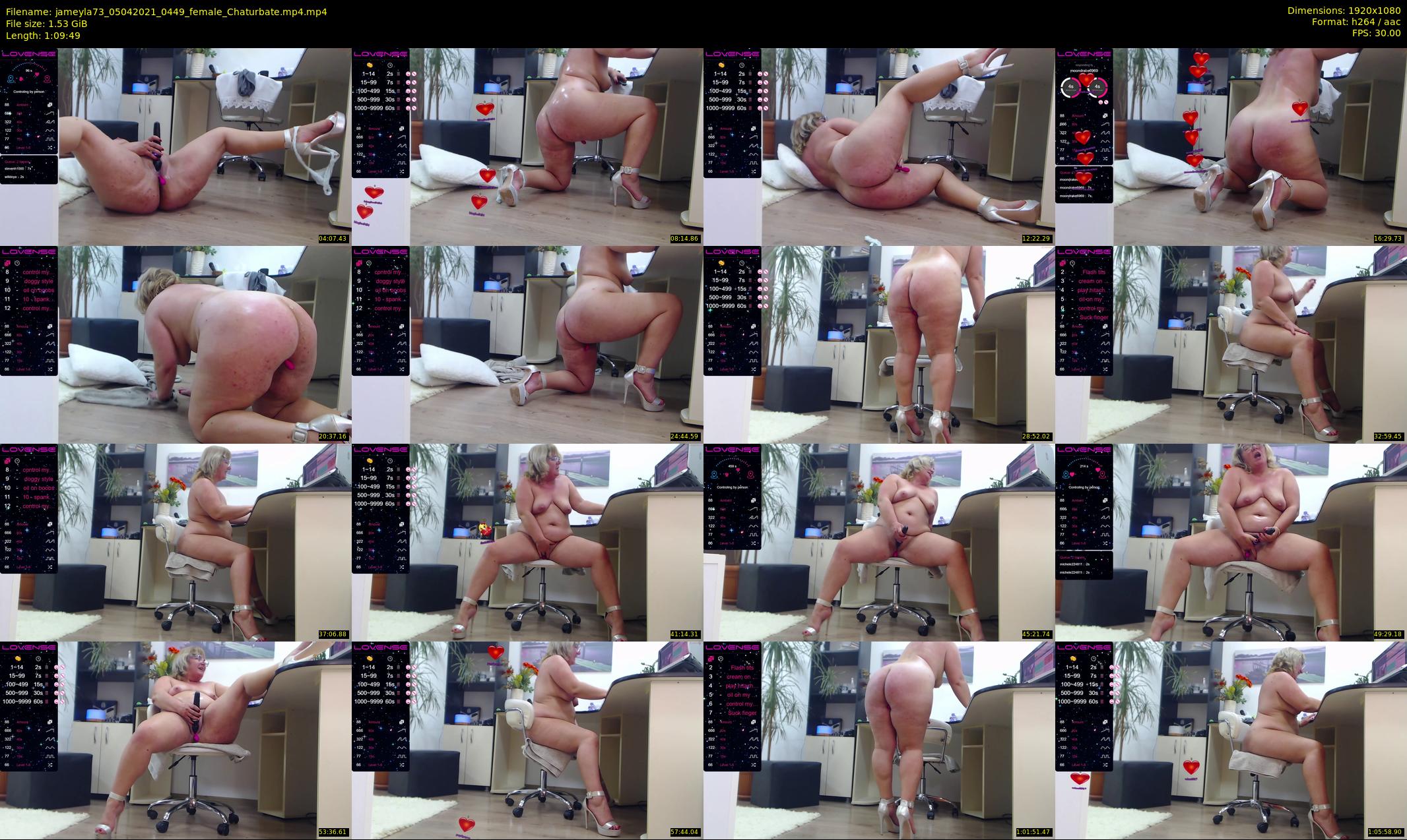 jameyla73 — 70 minute Chaturbate female cam show recording, 1080p, Apr 5, 2021