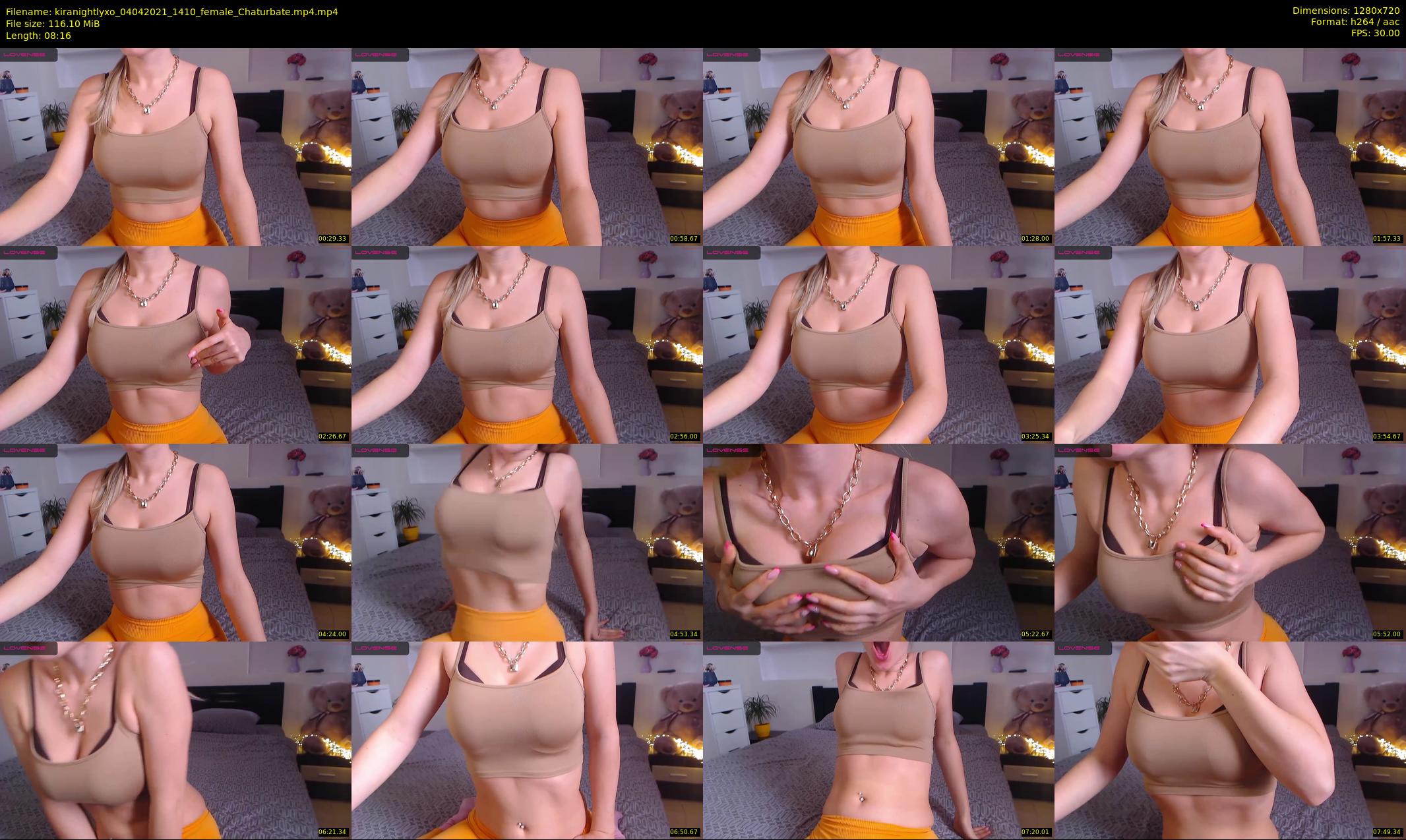 kiranightlyxo — 9 minute Chaturbate female cam show recording, 720p, Apr 4, 2021