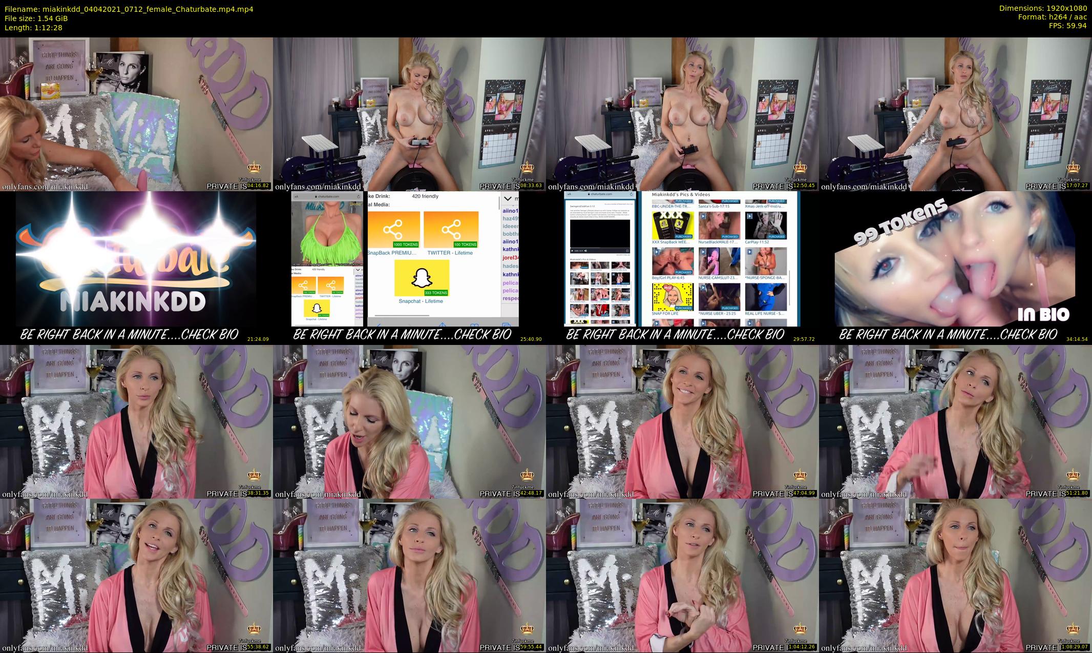 miakinkdd — 73 minute Chaturbate female cam show recording, 1080p, Apr 4, 2021