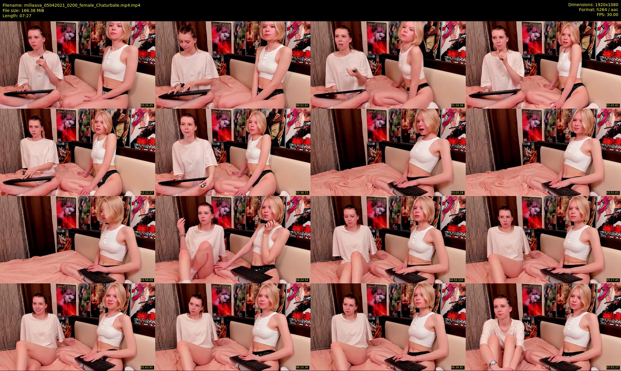 millaava — 8 minute Chaturbate female cam show recording, 1080p, Apr 5, 2021