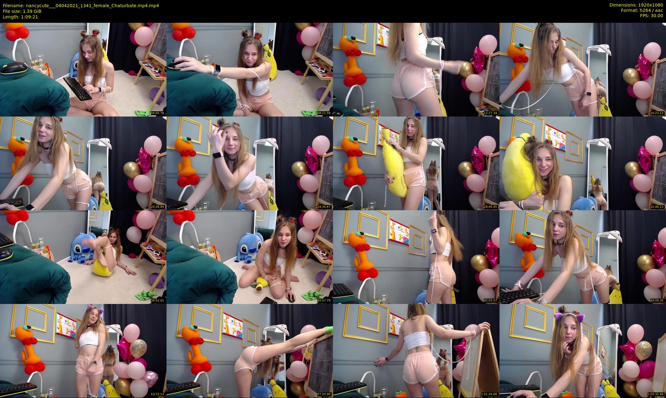 nancycute__ — 70 minute Chaturbate female cam show recording, 1080p, Apr 4, 2021