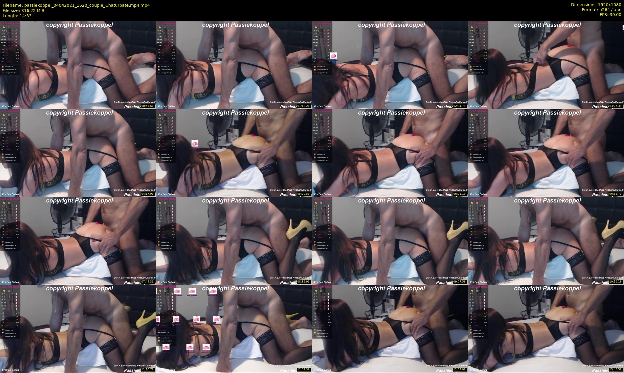 passiekoppel — 15 minute Chaturbate couple cam show recording, 1080p, Apr 4, 2021