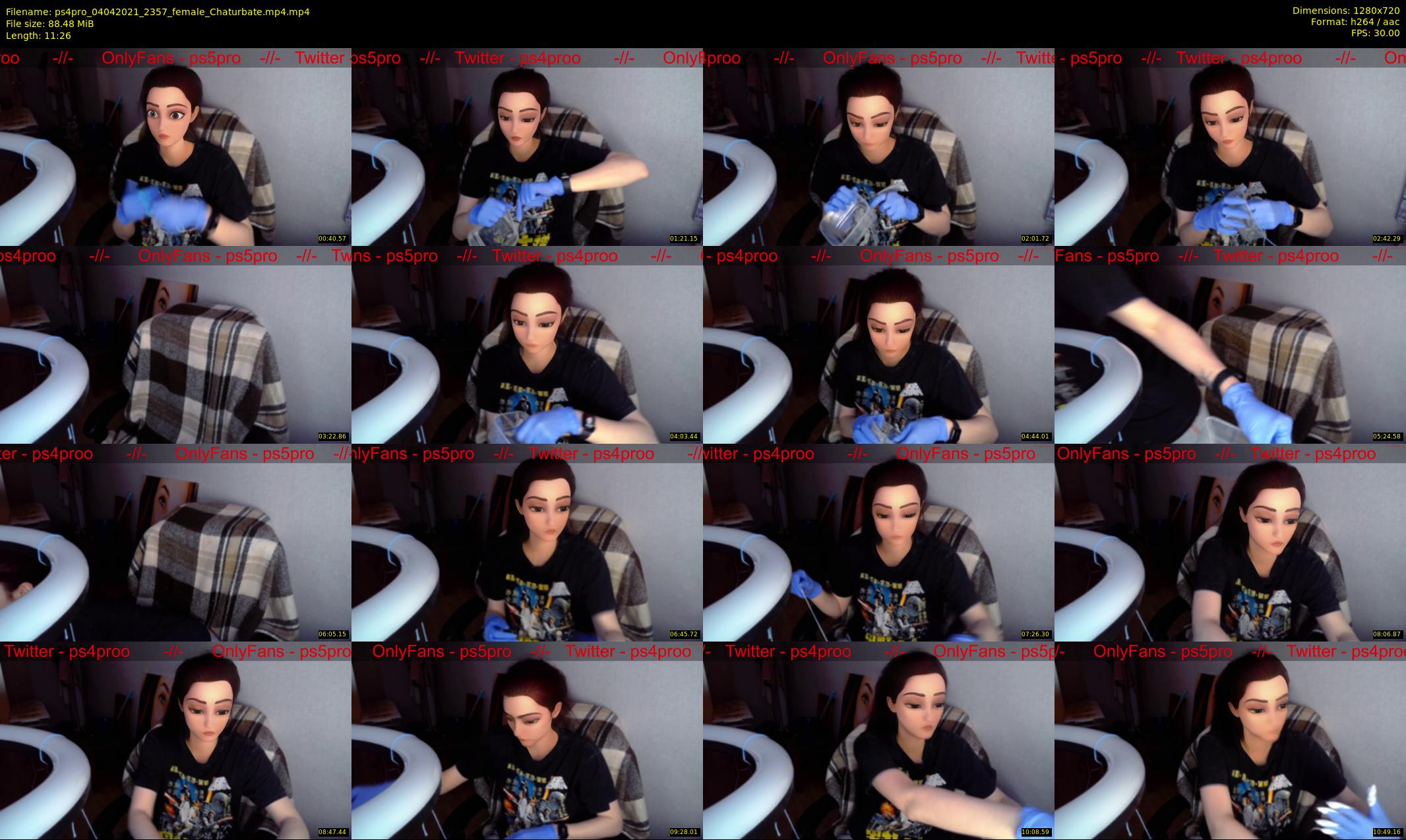 ps4pro — 12 minute Chaturbate female cam show recording, 720p, Apr 4, 2021