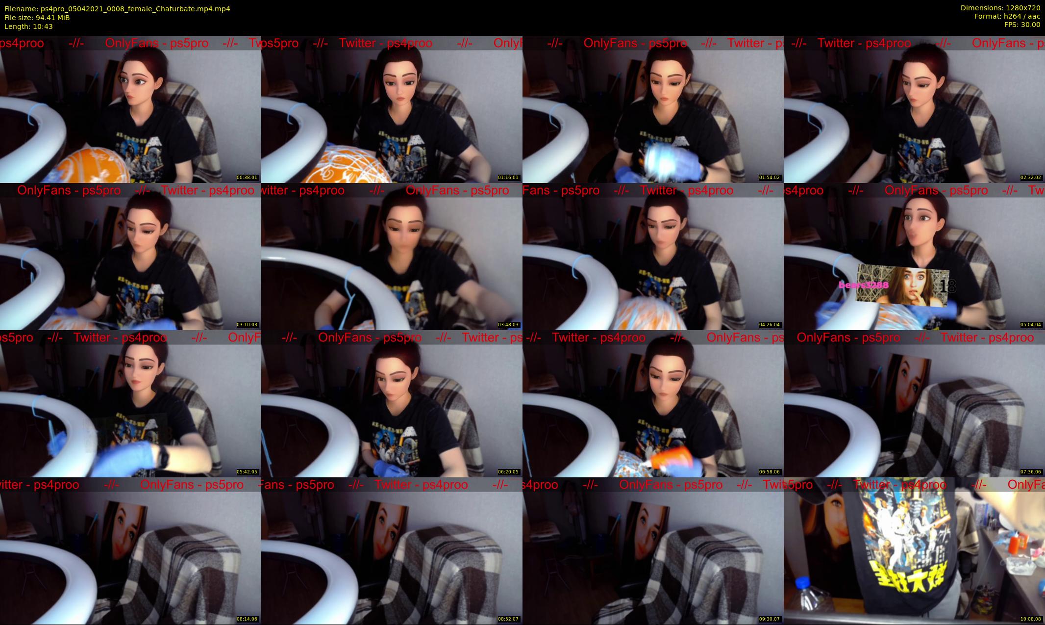 ps4pro — 11 minute Chaturbate female cam show recording, 720p, Apr 5, 2021