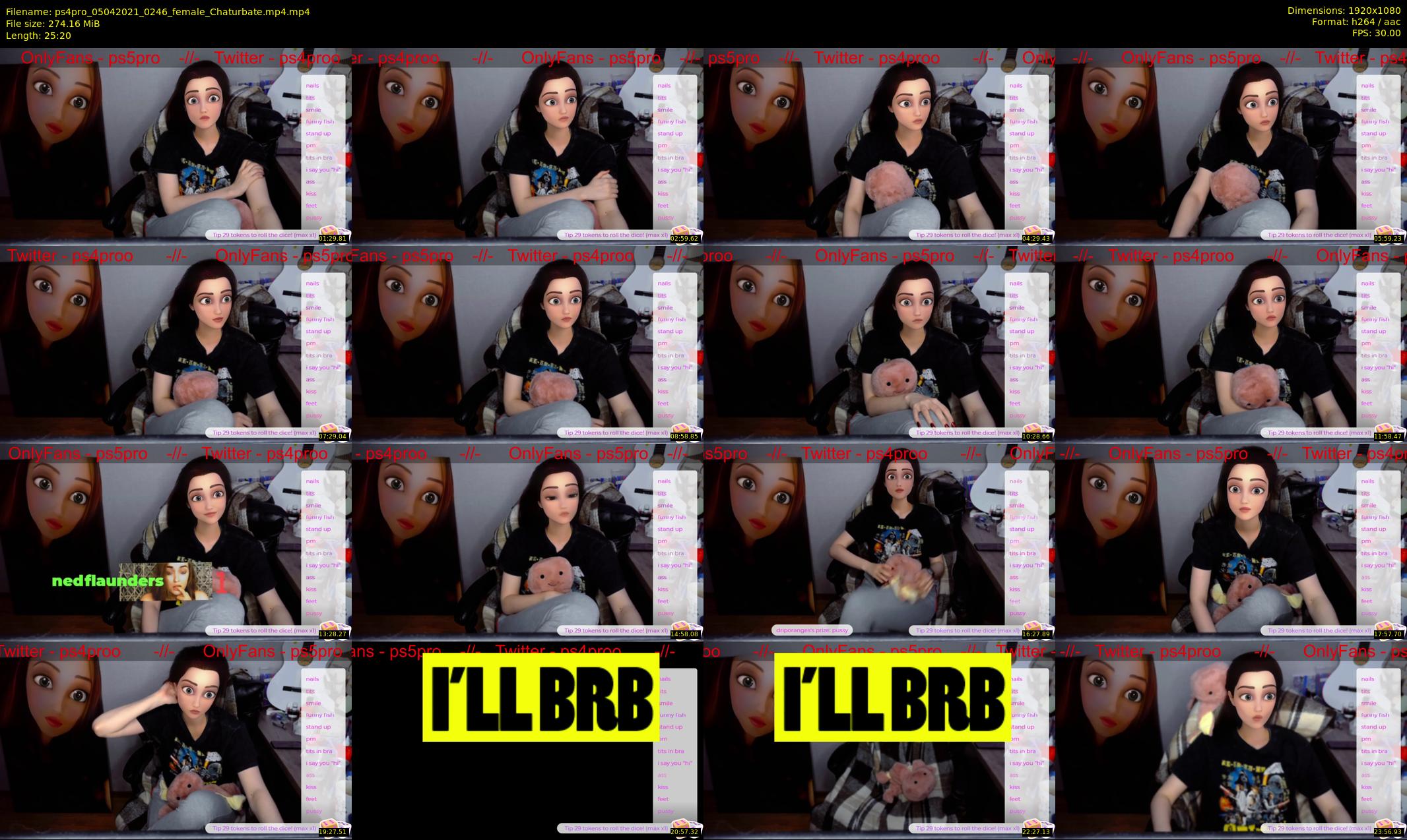 ps4pro — 26 minute Chaturbate female cam show recording, 1080p, Apr 5, 2021