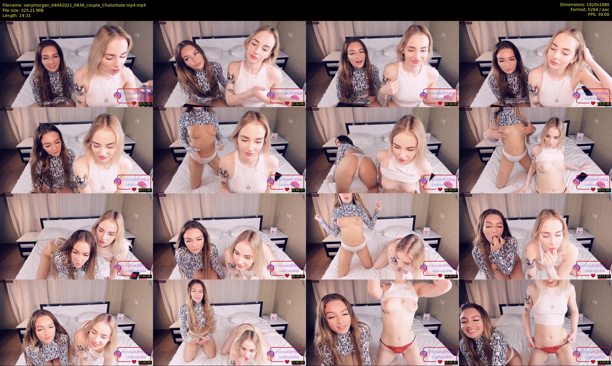 sanymorgan — 15 minute Chaturbate couple cam show recording, 1080p, Apr 4, 2021