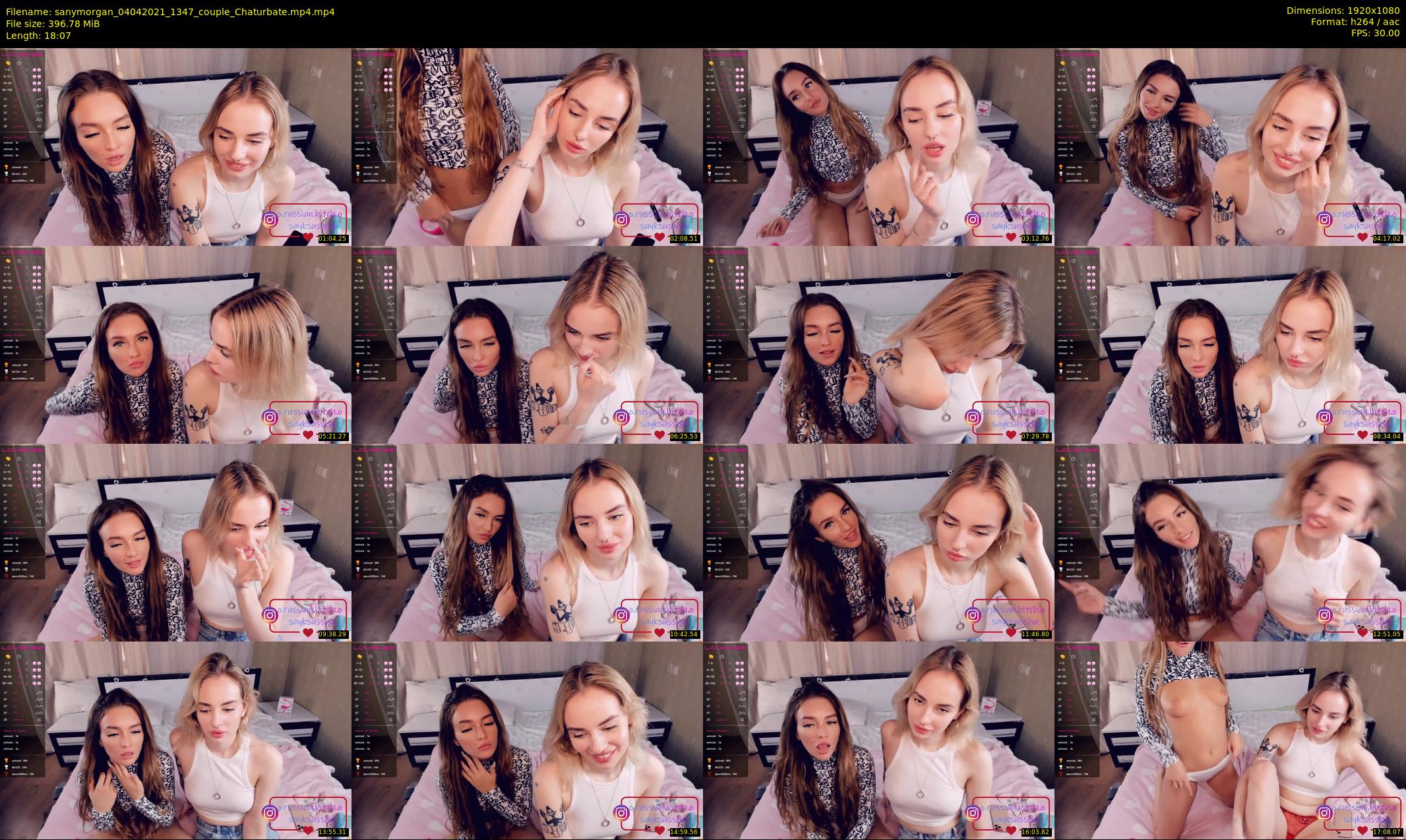 sanymorgan — 19 minute Chaturbate couple cam show recording, 1080p, Apr 4, 2021
