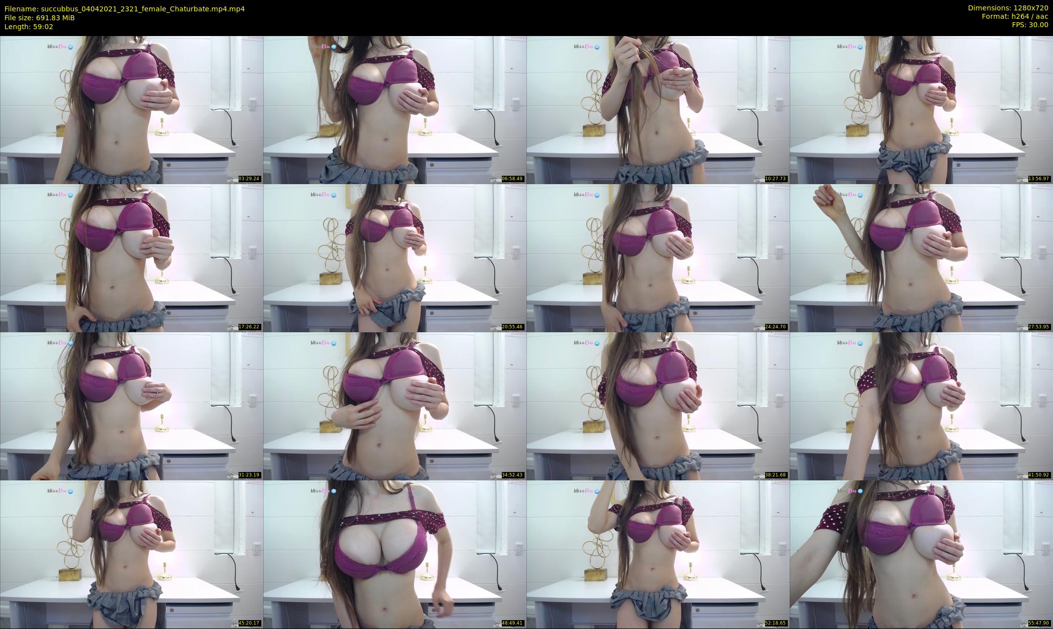 succubbus — 60 minute Chaturbate female cam show recording, 720p, Apr 4, 2021