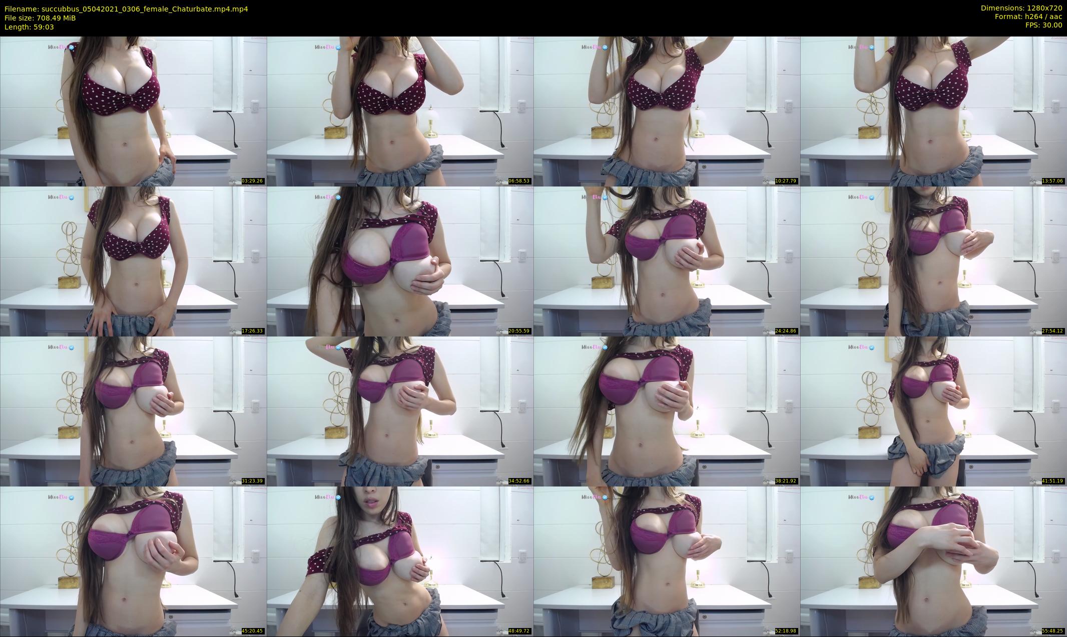 succubbus — 60 minute Chaturbate female cam show recording, 720p, Apr 5, 2021
