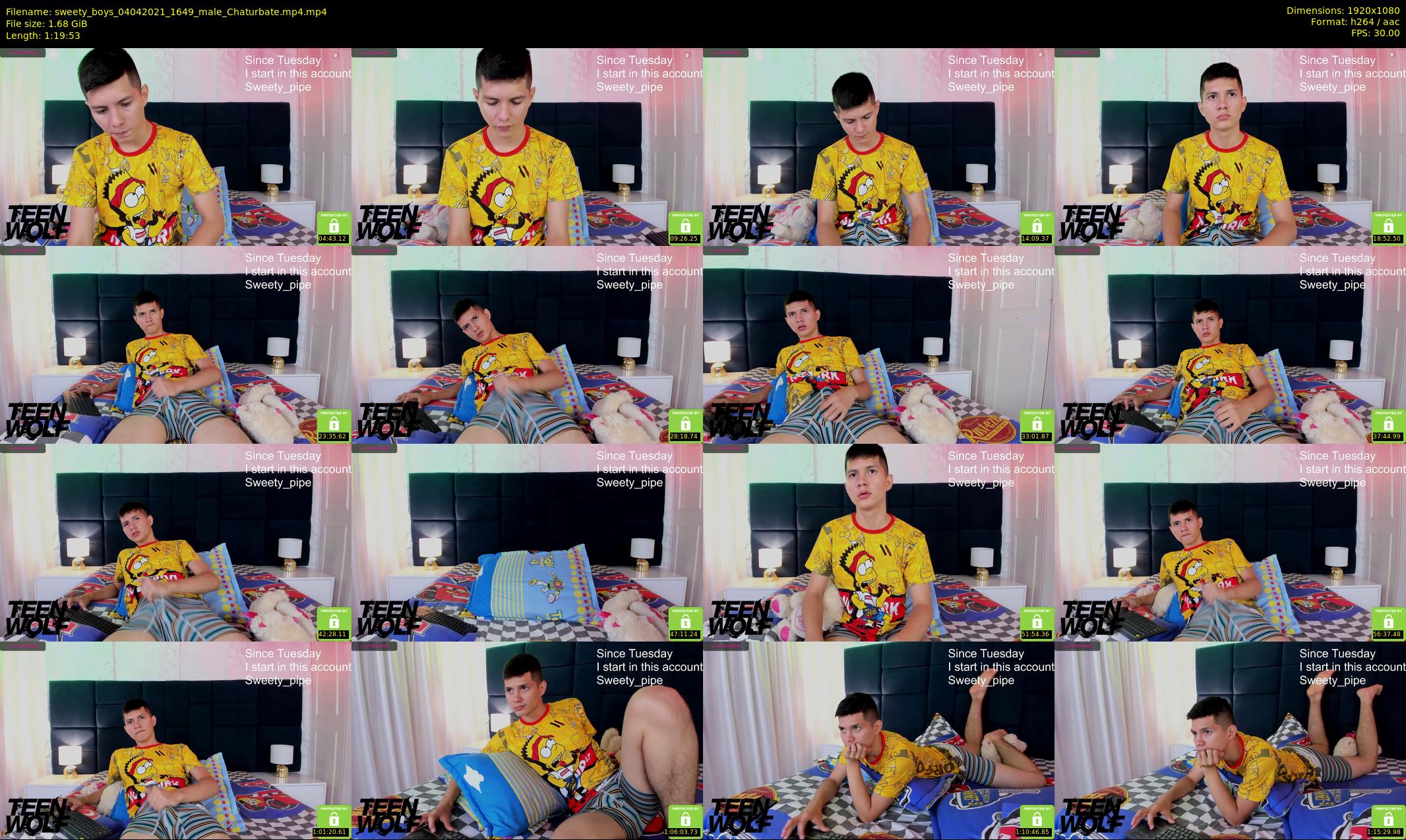 sweety_boys — 80 minute Chaturbate male cam show recording, 1080p, Apr 4, 2021