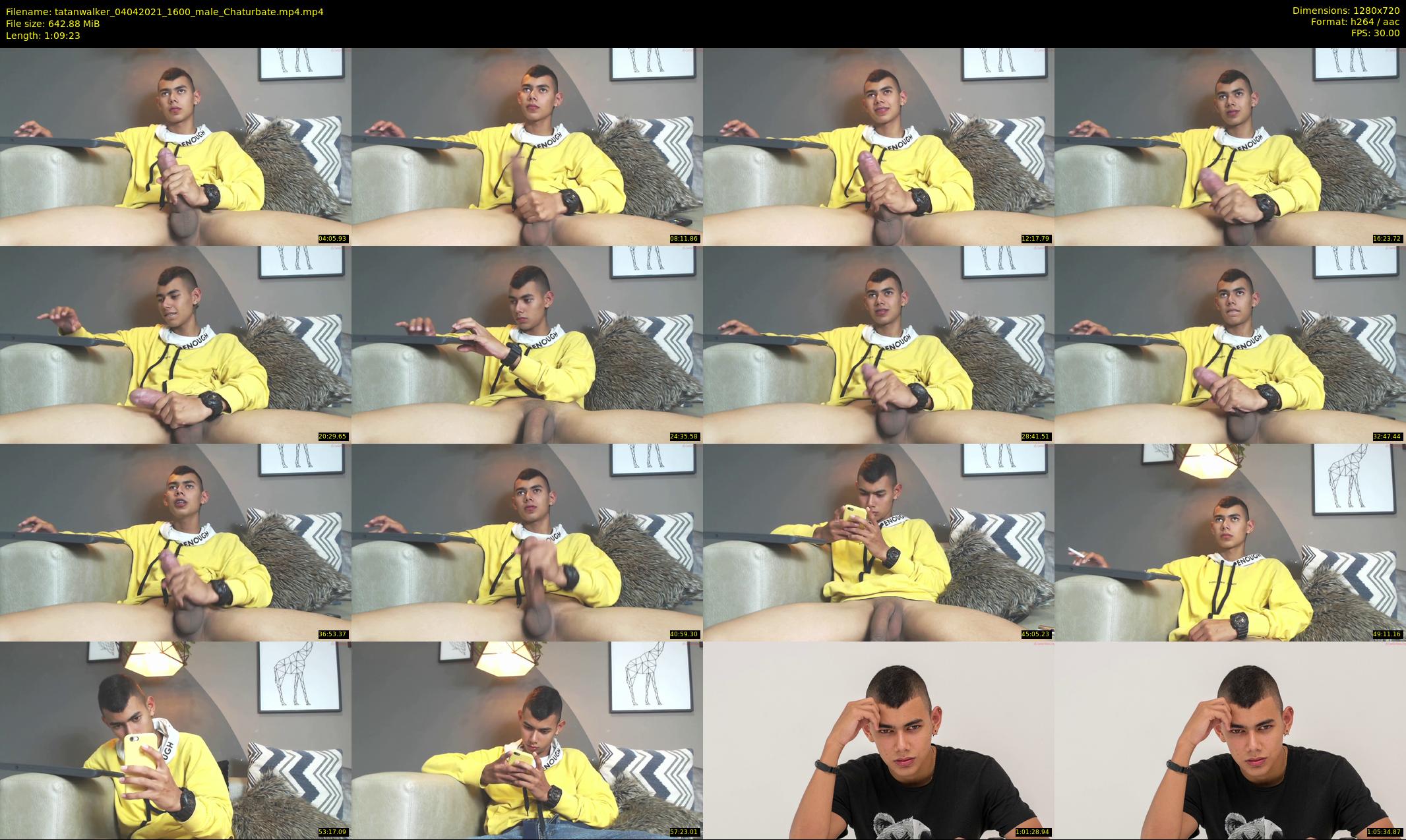 tatanwalker — 70 minute Chaturbate male cam show recording, 720p, Apr 4, 2021