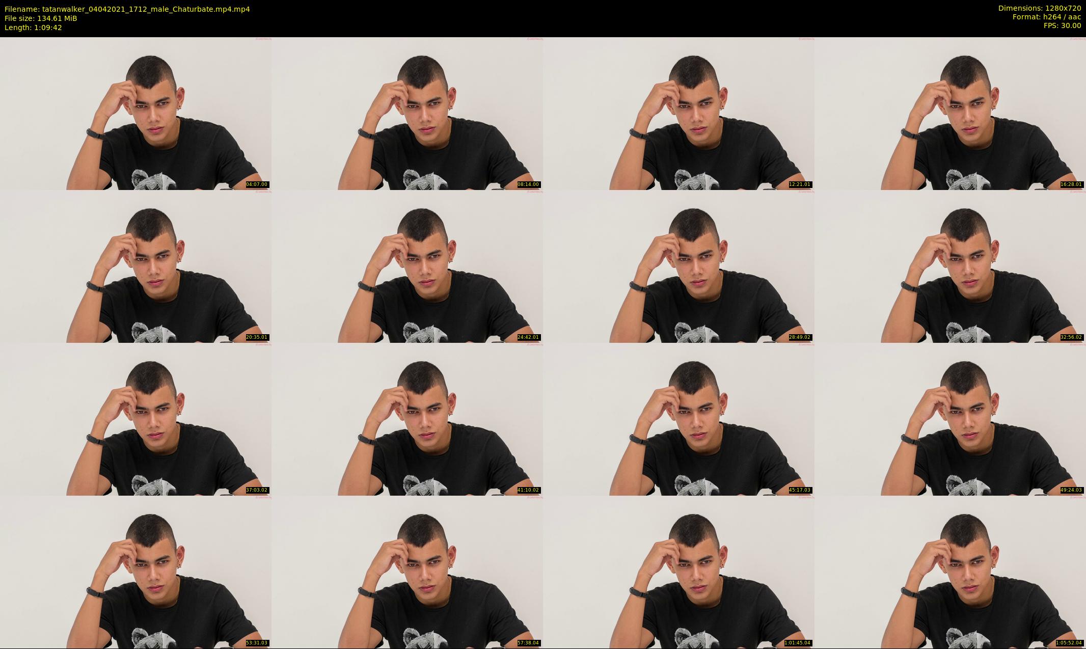 tatanwalker — 70 minute Chaturbate male cam show recording, 720p, Apr 4, 2021