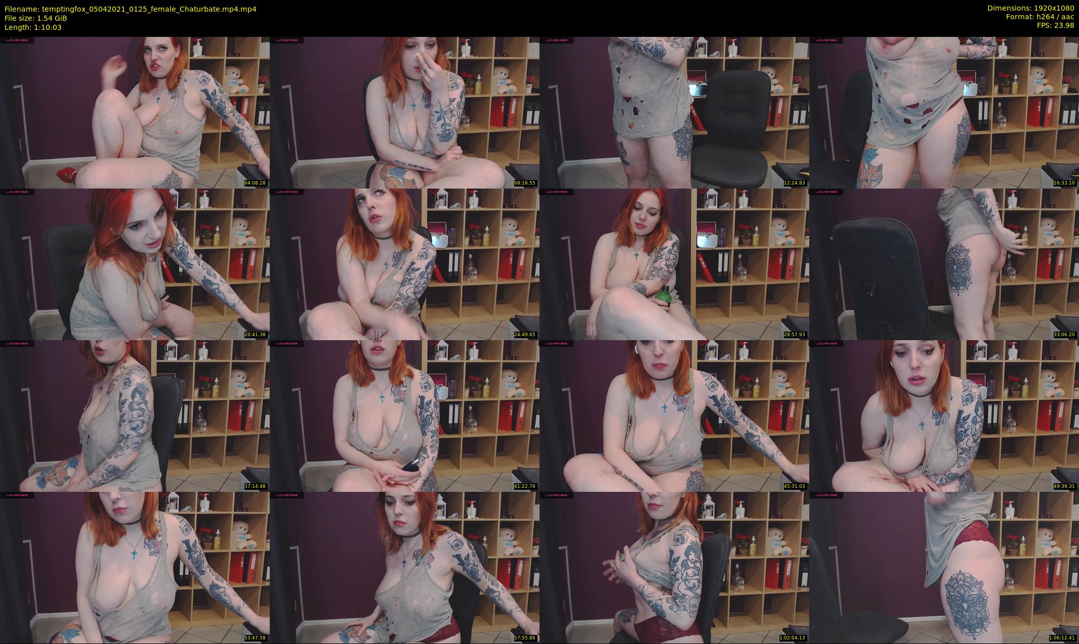 temptingfox — 71 minute Chaturbate female cam show recording, 1080p, Apr 5, 2021