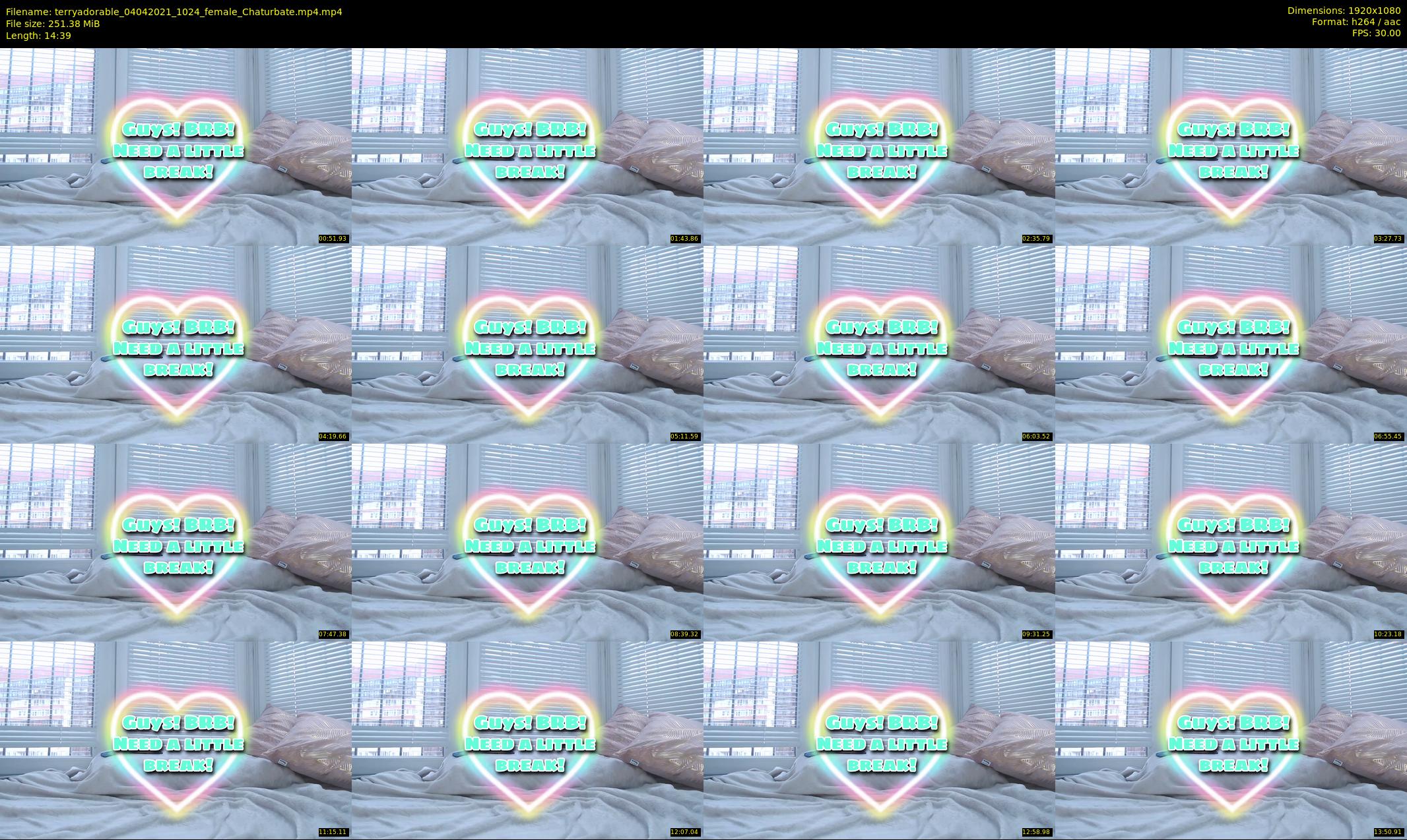 terryadorable — 15 minute Chaturbate female cam show recording, 1080p, Apr 4, 2021
