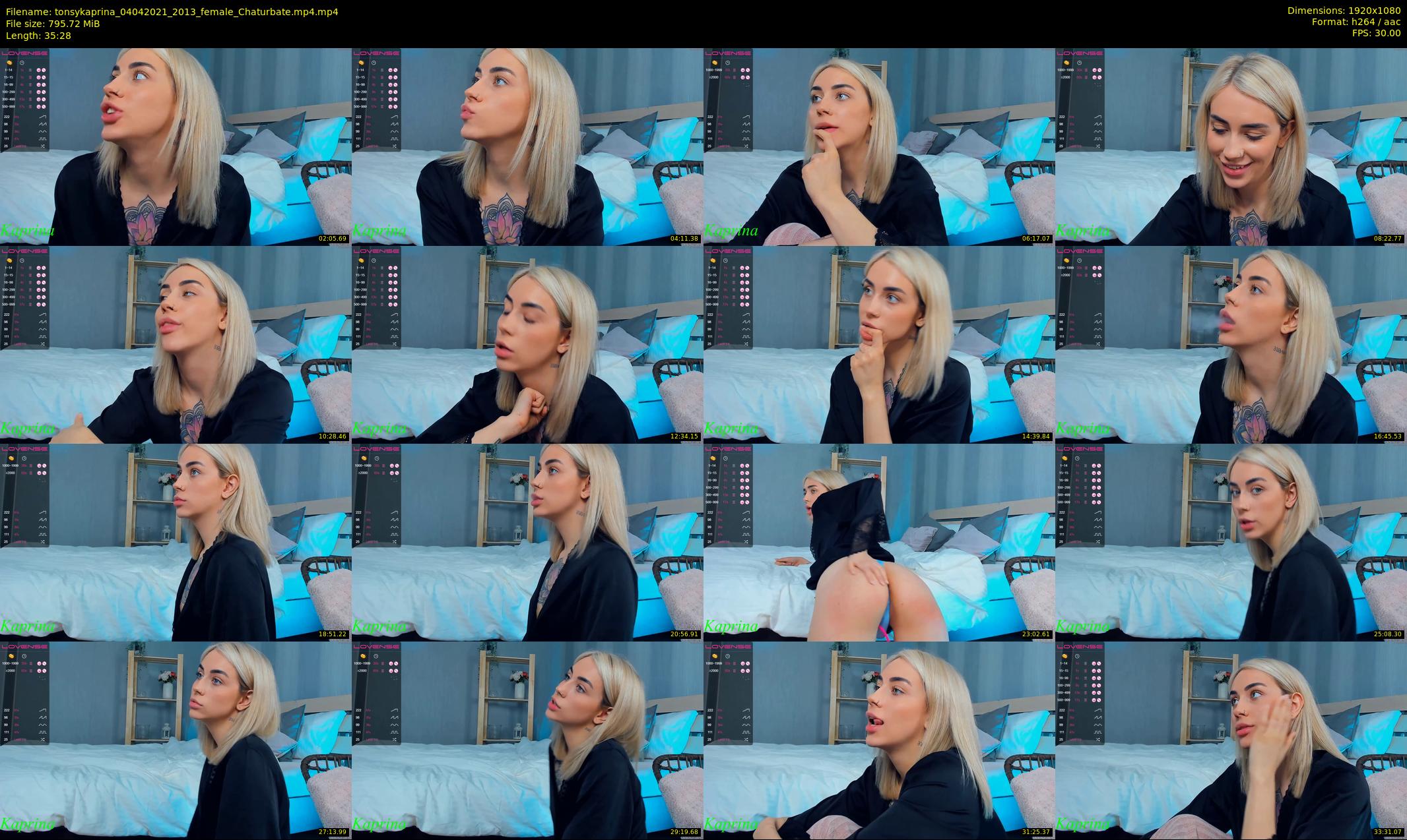 tonsykaprina — 36 minute Chaturbate couple cam show recording, 1080p, Apr 4, 2021