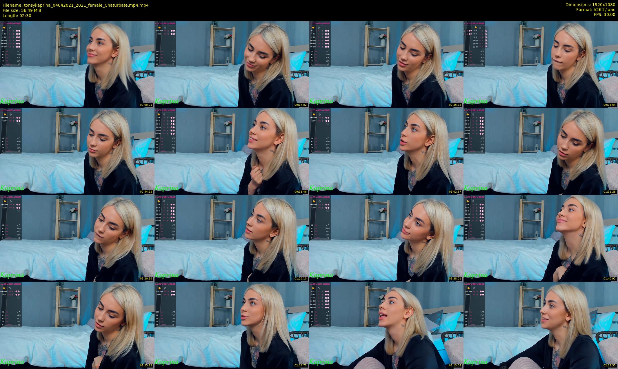 tonsykaprina — 3 minute Chaturbate couple cam show recording, 1080p, Apr 4, 2021