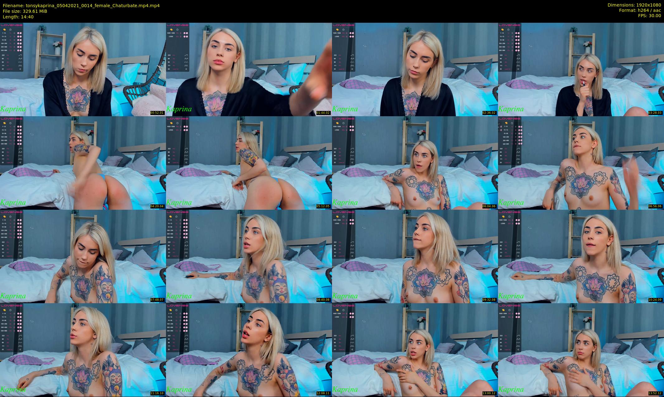 tonsykaprina — 15 minute Chaturbate couple cam show recording, 1080p, Apr 5, 2021