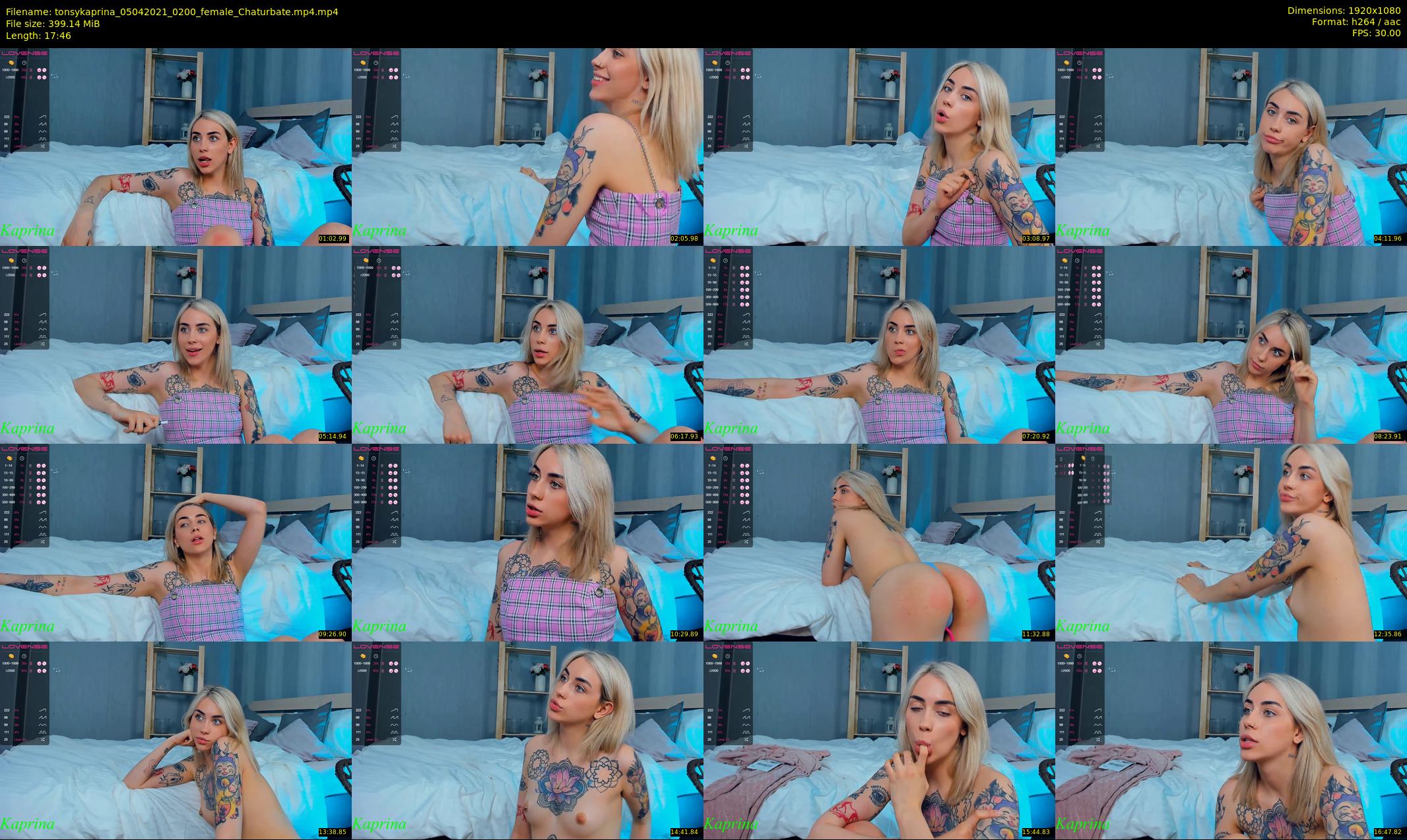 tonsykaprina — 18 minute Chaturbate couple cam show recording, 1080p, Apr 5, 2021