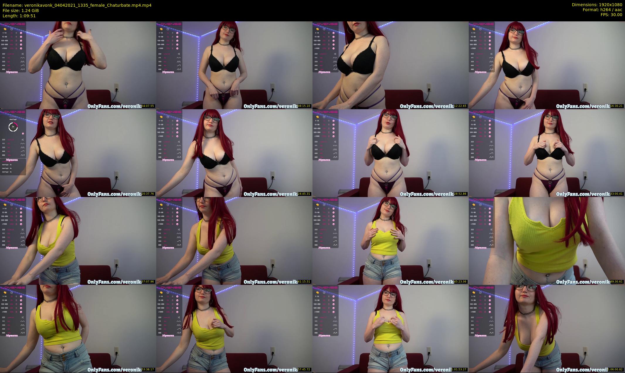 veronikavonk — 70 minute Chaturbate female cam show recording, 1080p, Apr 4, 2021