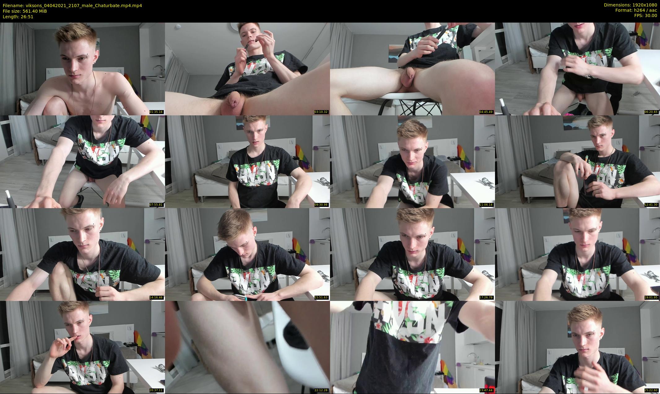 viksons — 27 minute Chaturbate male cam show recording, 1080p, Apr 4, 2021