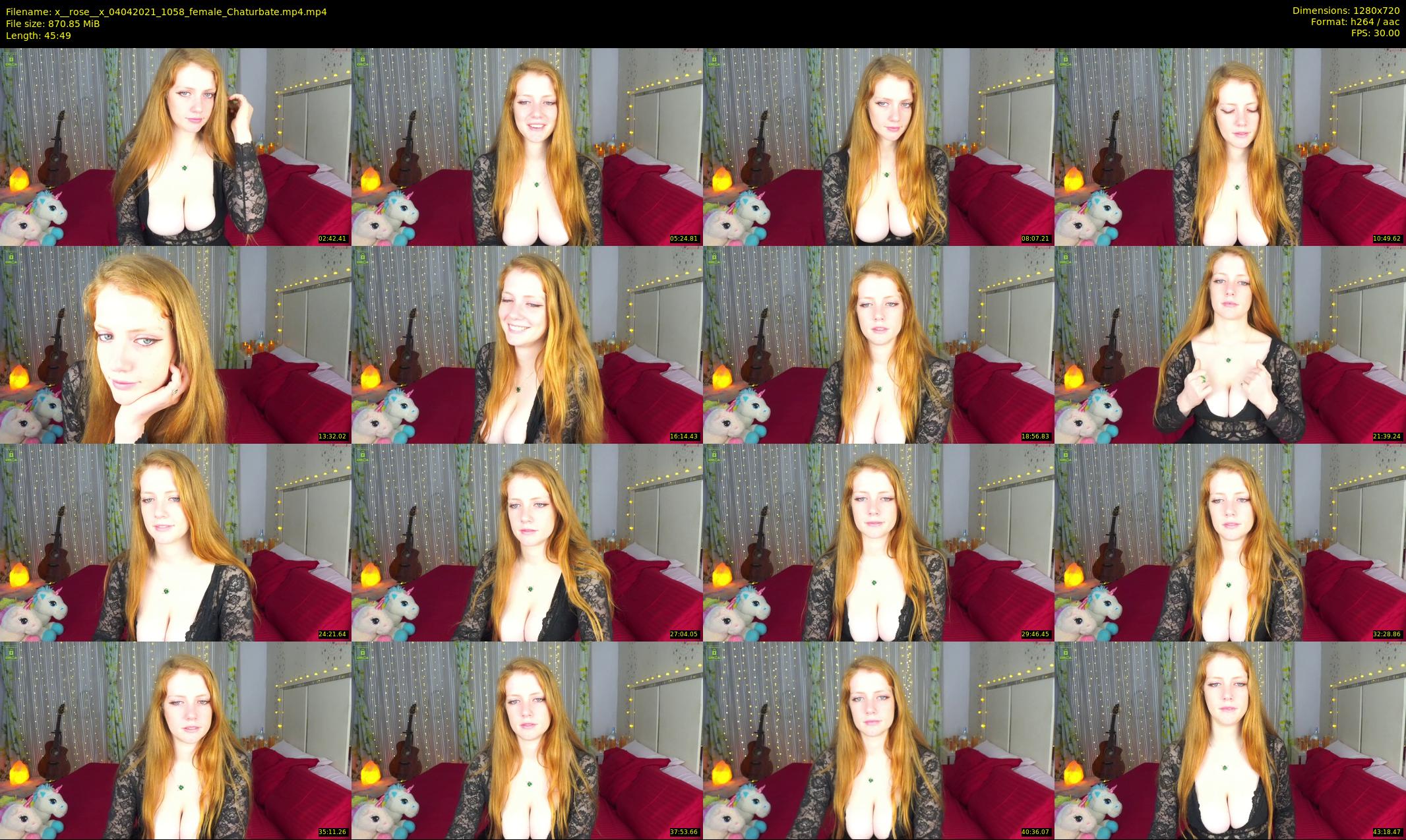 x__rose__x — 46 minute Chaturbate female cam show recording, 720p, Apr 4, 2021