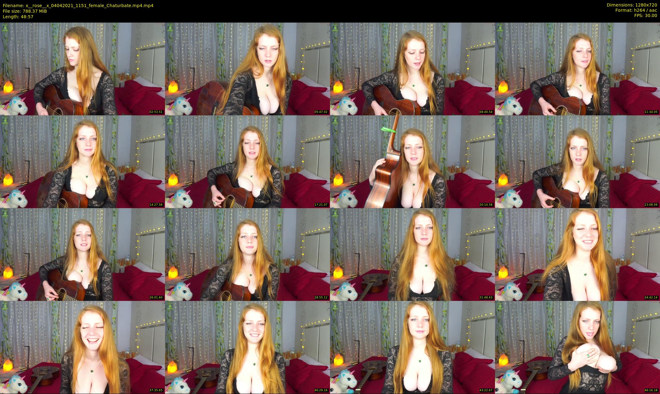 x__rose__x — 49 minute Chaturbate female cam show recording, 720p, Apr 4, 2021