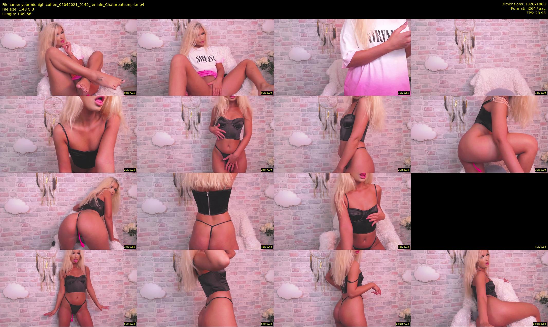 yourmidnightcoffee — 70 minute Chaturbate female cam show recording, 1080p, Apr 5, 2021