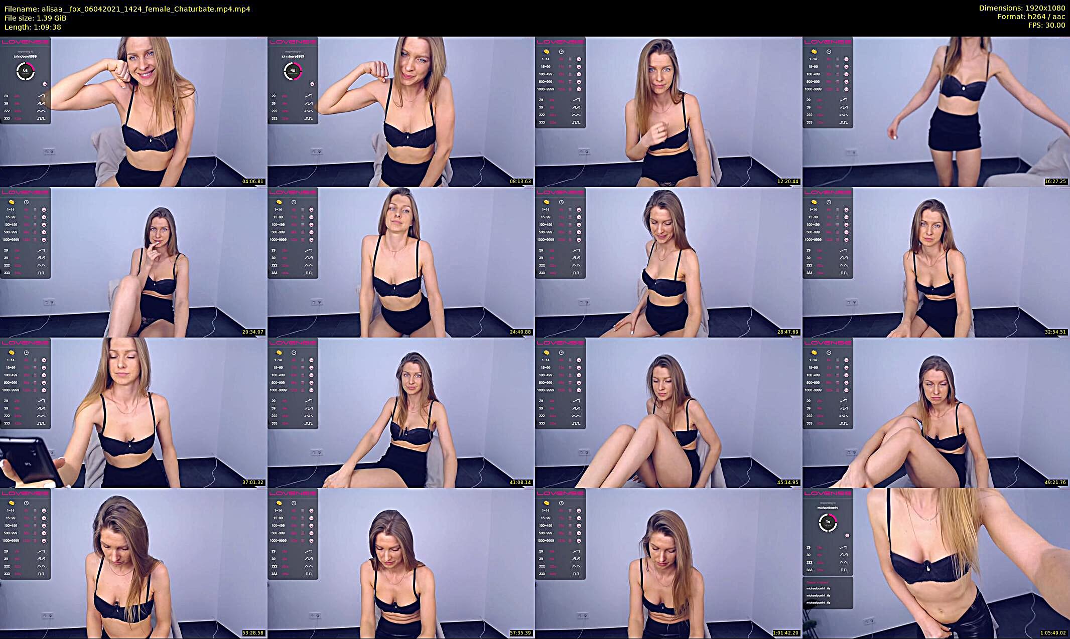 alisaa__fox — 70 minute Chaturbate female cam show recording, 1080p, Apr 6, 2021