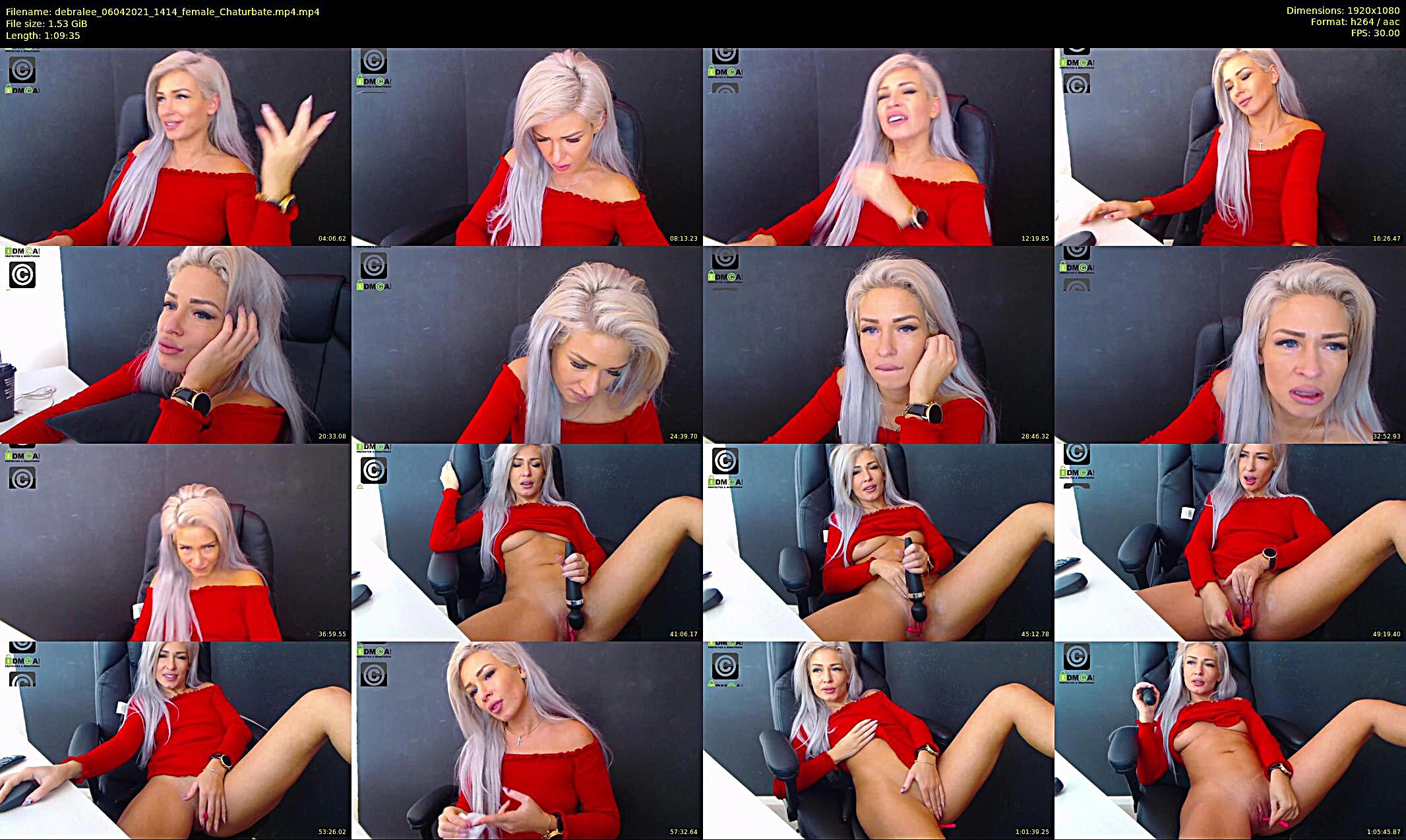 debralee — 70 minute Chaturbate female cam show recording, 1080p, Apr 6, 2021