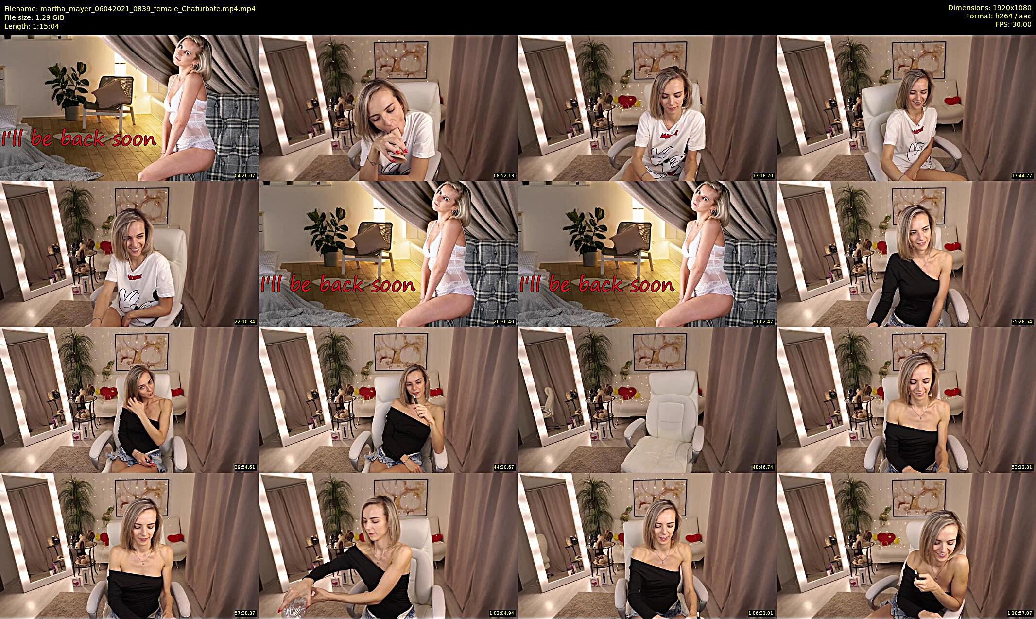 martha_mayer — 76 minute Chaturbate female cam show recording, 1080p, Apr 6, 2021